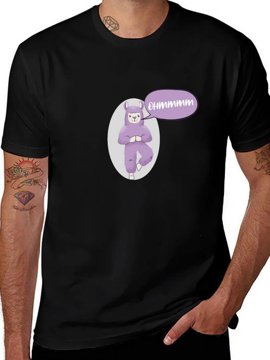 Yoga Llama T-Shirt - Ohmmmmm Meditation