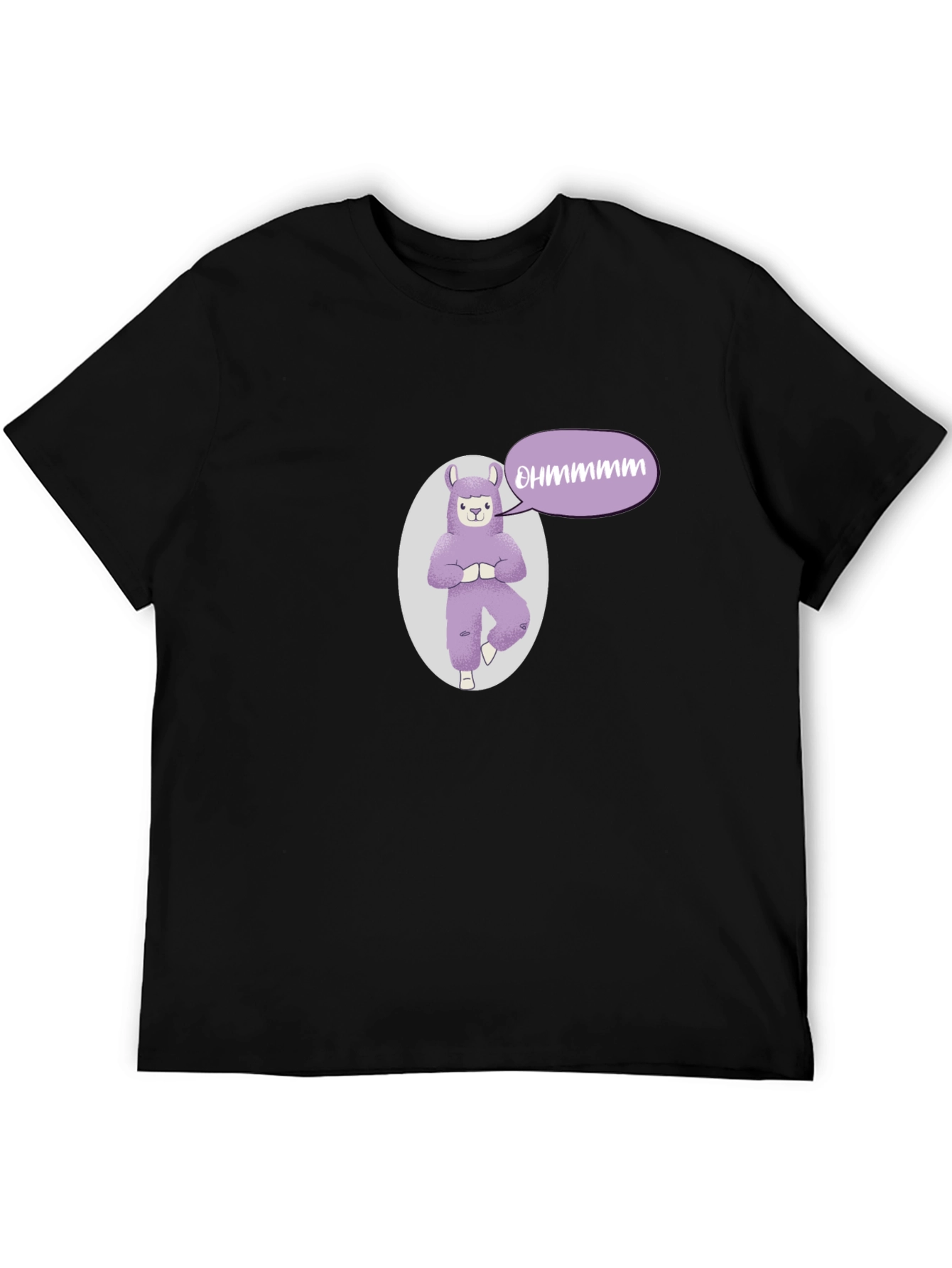 Yoga Llama T-Shirt - Ohmmmmm Meditation