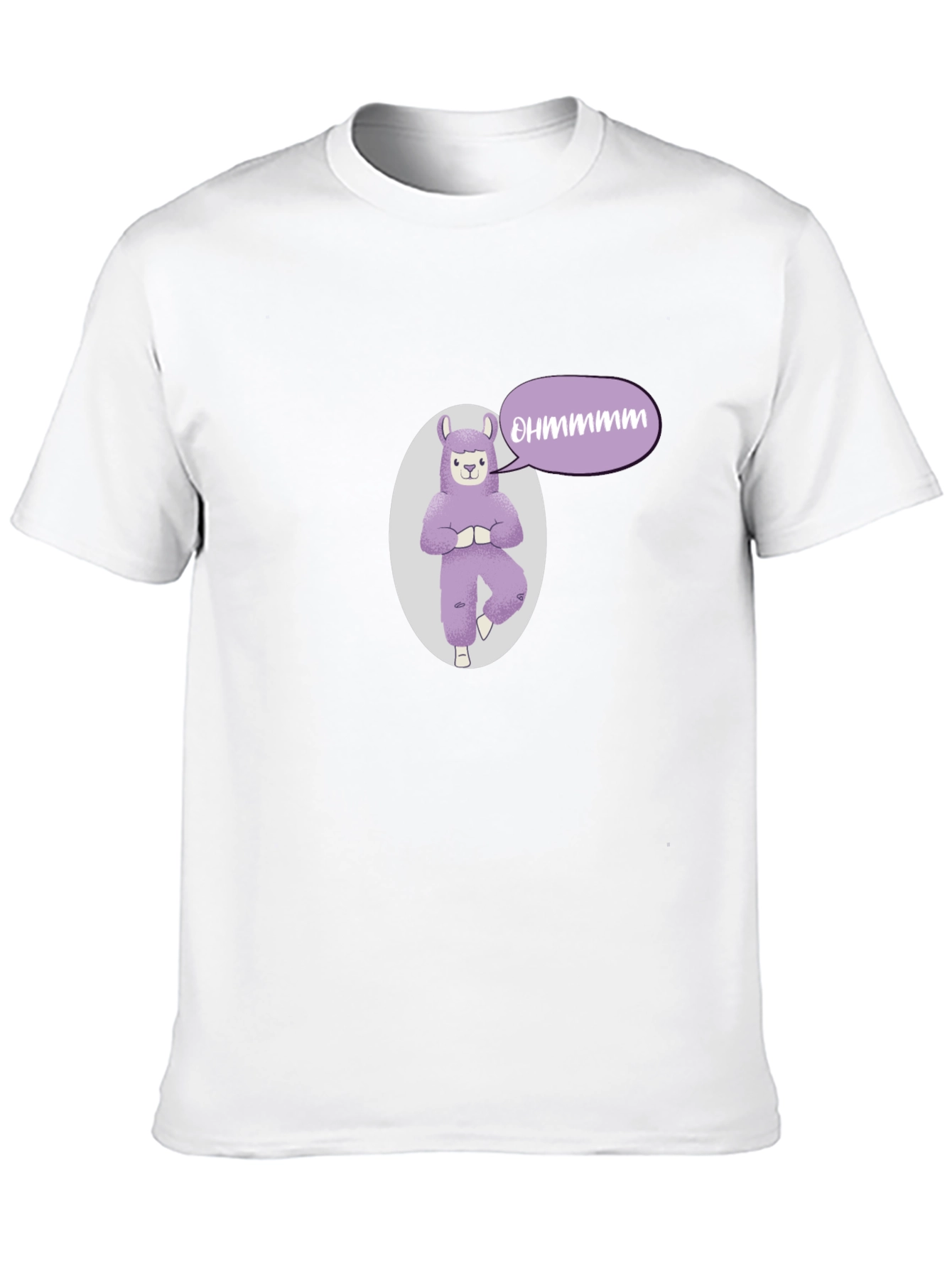 Yoga Llama T-Shirt - Ohmmmmm Meditation