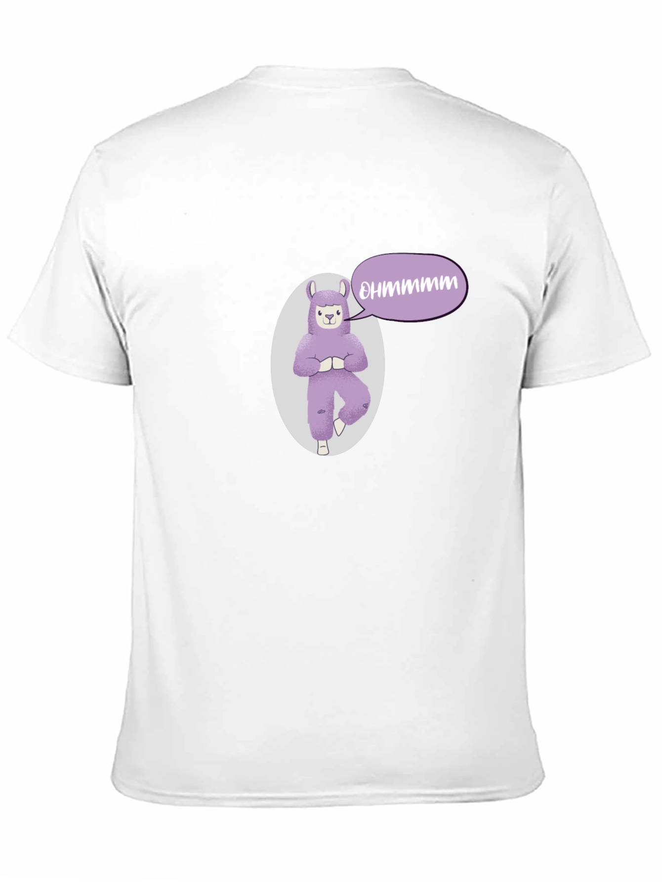 Yoga Llama T-Shirt - Ohmmmmm Meditation