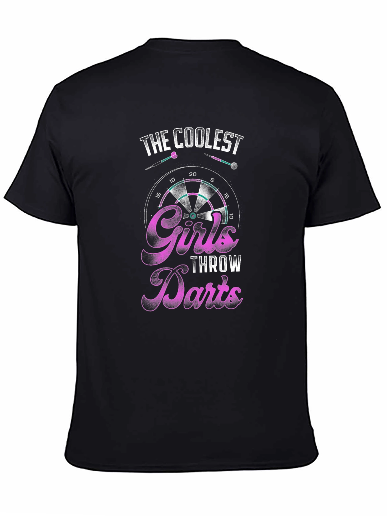 Coolest Girls Throw Darts Graphic T-Shirt