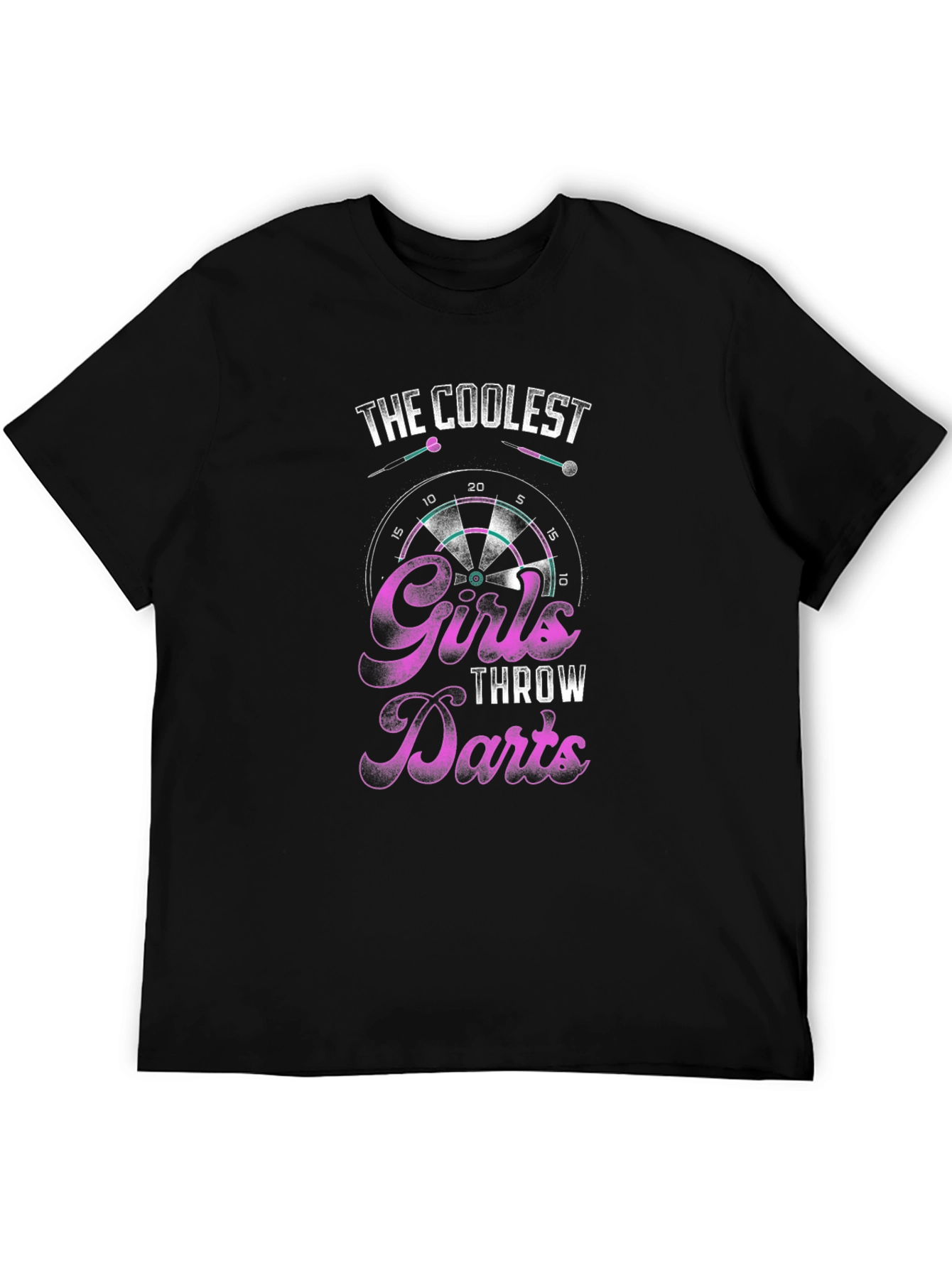 Coolest Girls Throw Darts Graphic T-Shirt