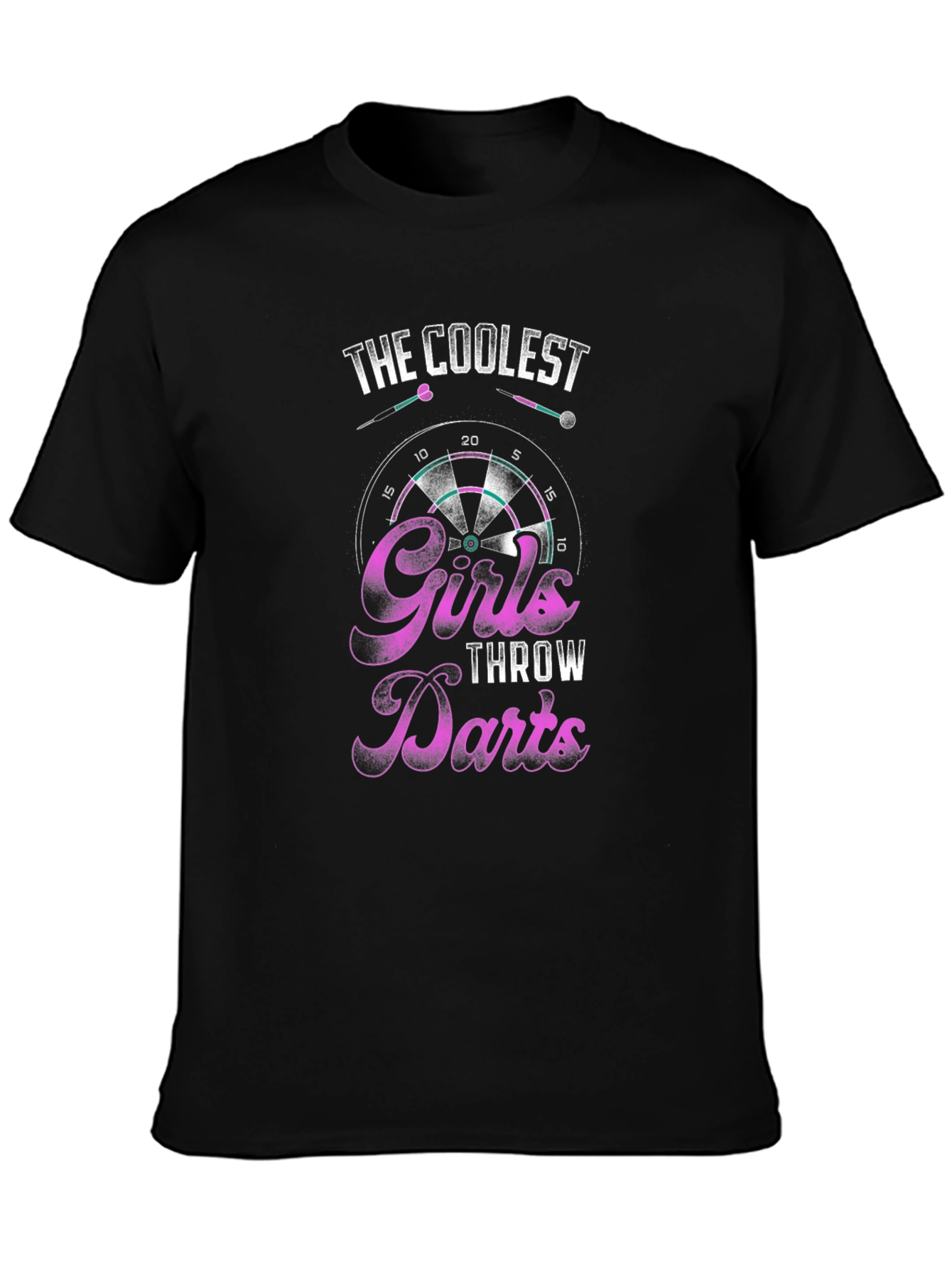 Coolest Girls Throw Darts Graphic T-Shirt