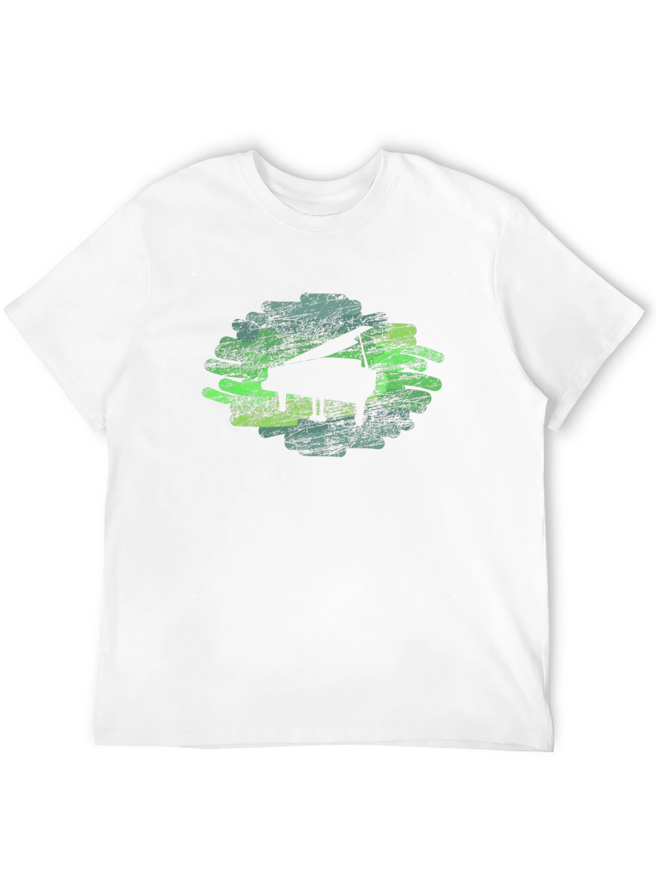 Piano Music Lover Black T-Shirt