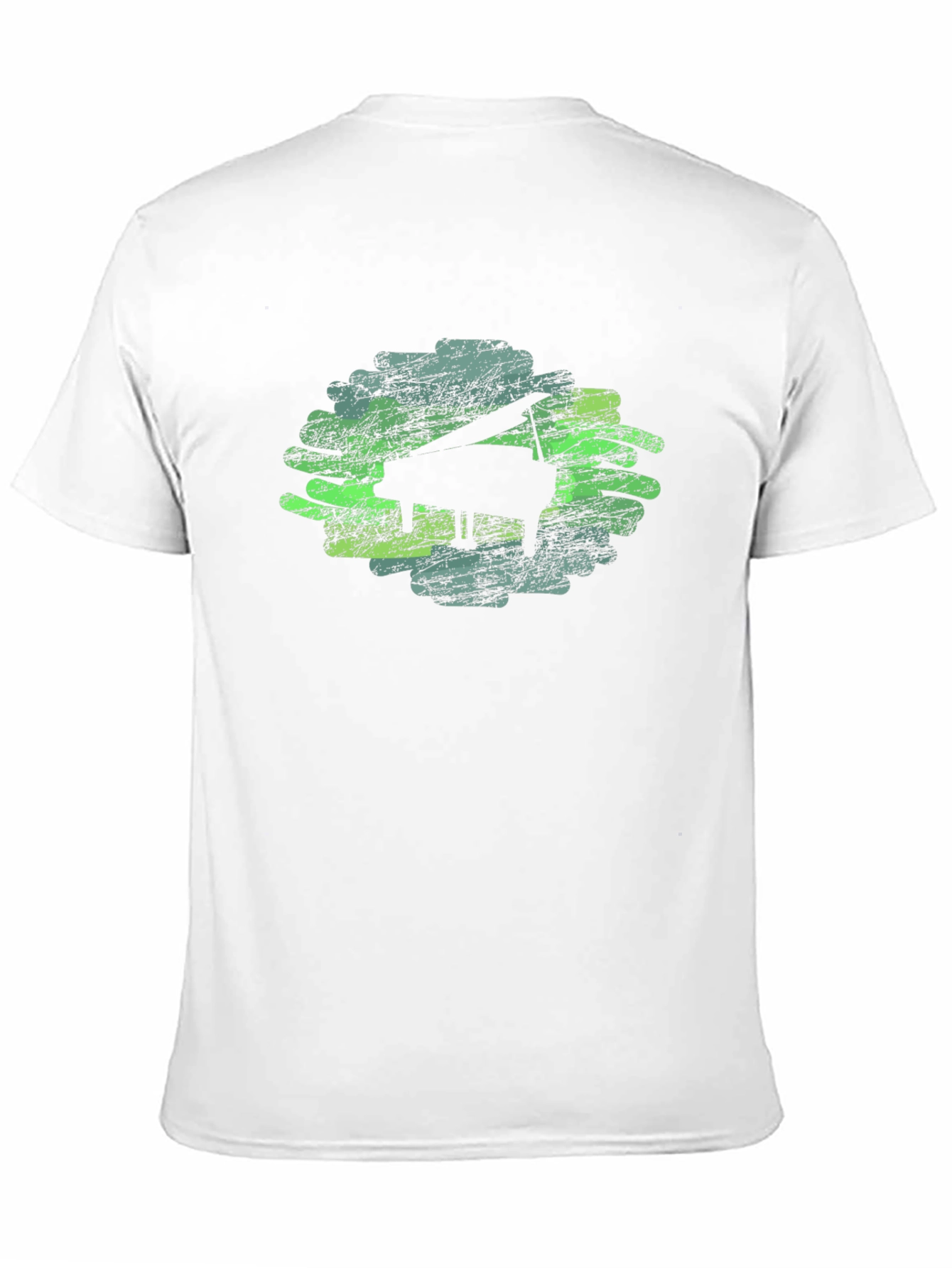 Piano Music Lover Black T-Shirt