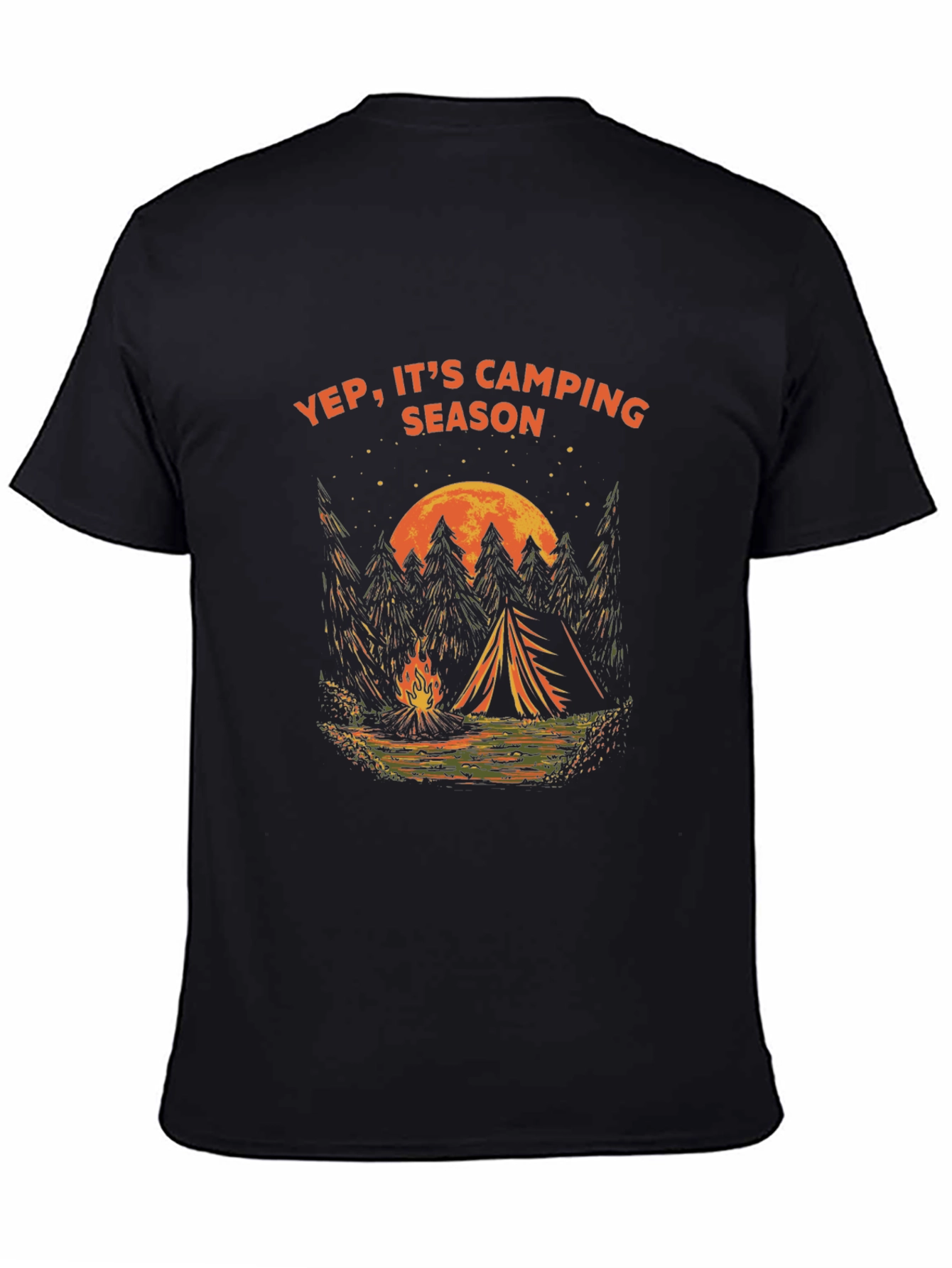 Yep Its Camping Season Graphic Tee