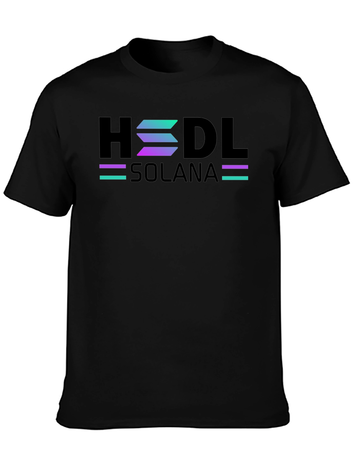 HODL Solana T-Shirt - Crypto Enthusiast Apparel
