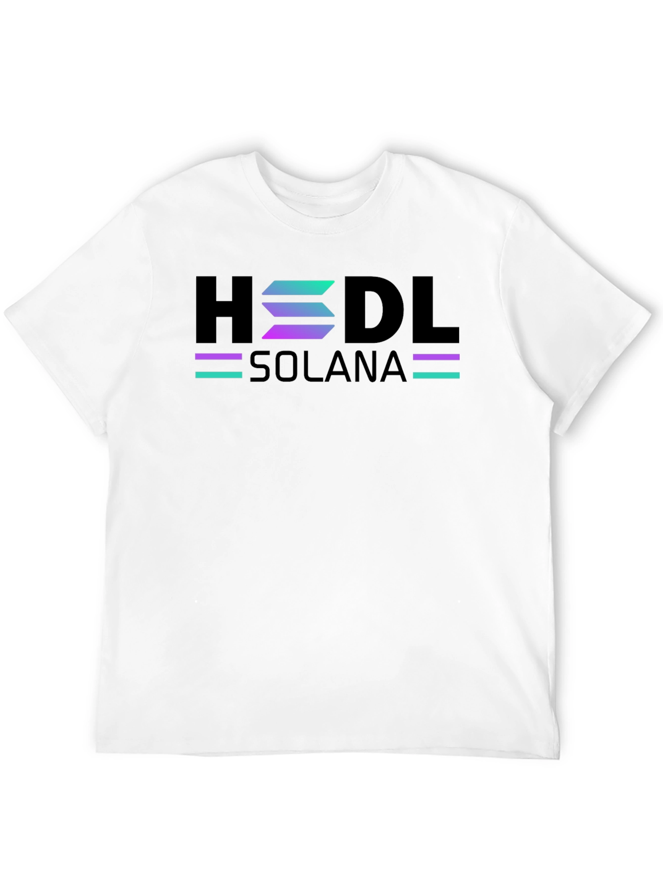 HODL Solana T-Shirt - Crypto Enthusiast Apparel