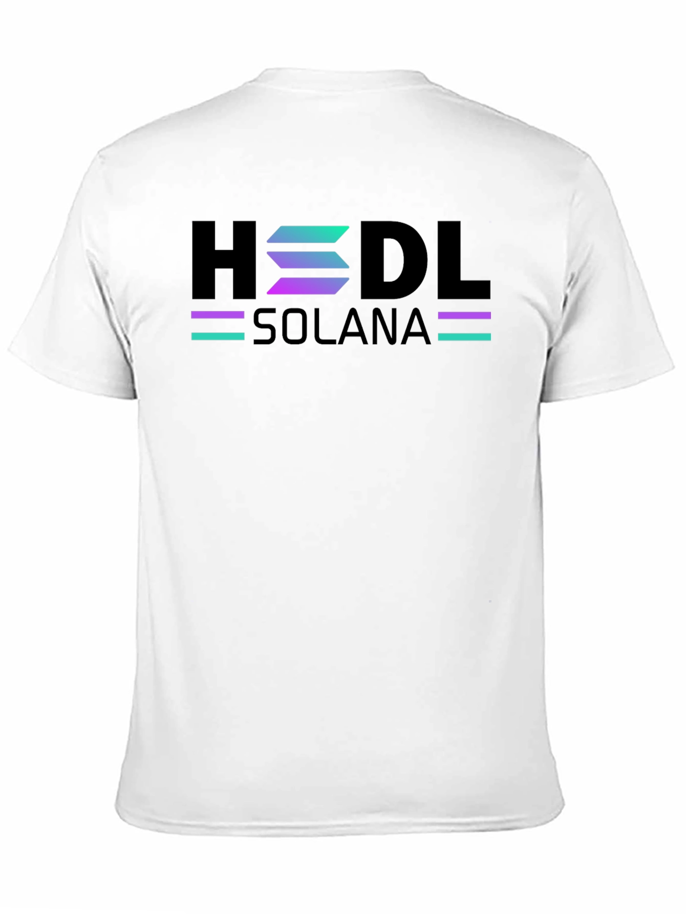 HODL Solana T-Shirt - Crypto Enthusiast Apparel