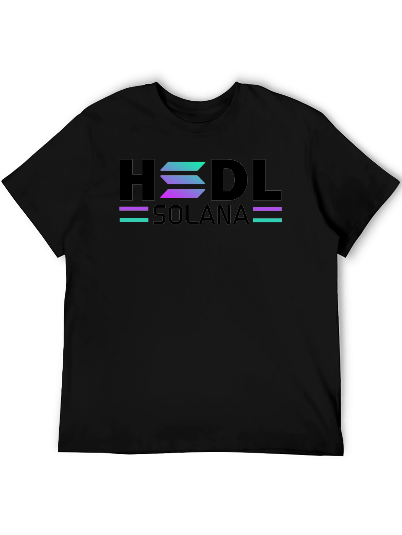 HODL Solana T-Shirt - Crypto Enthusiast Apparel