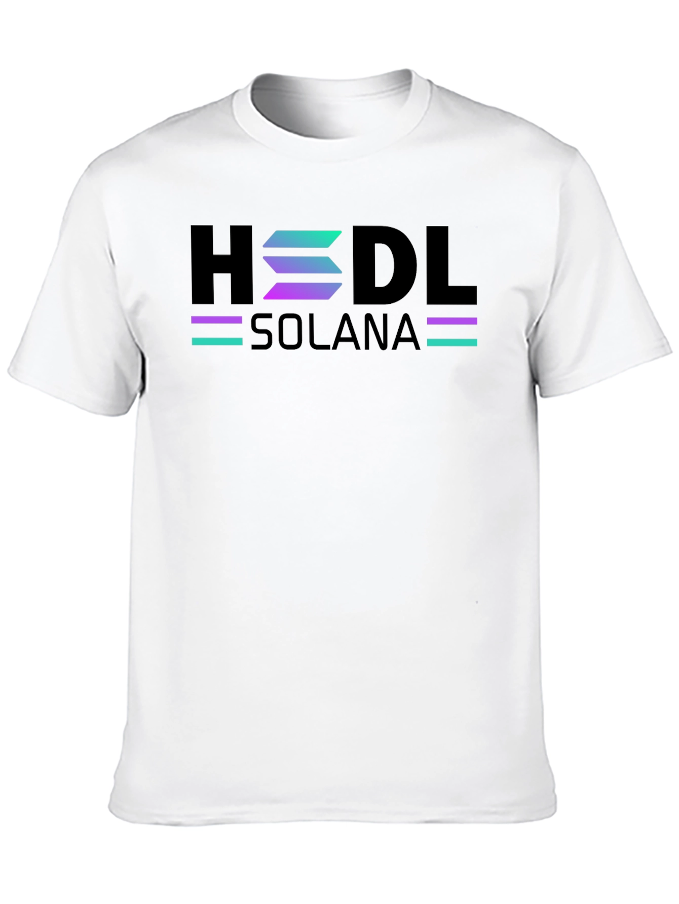 HODL Solana T-Shirt - Crypto Enthusiast Apparel