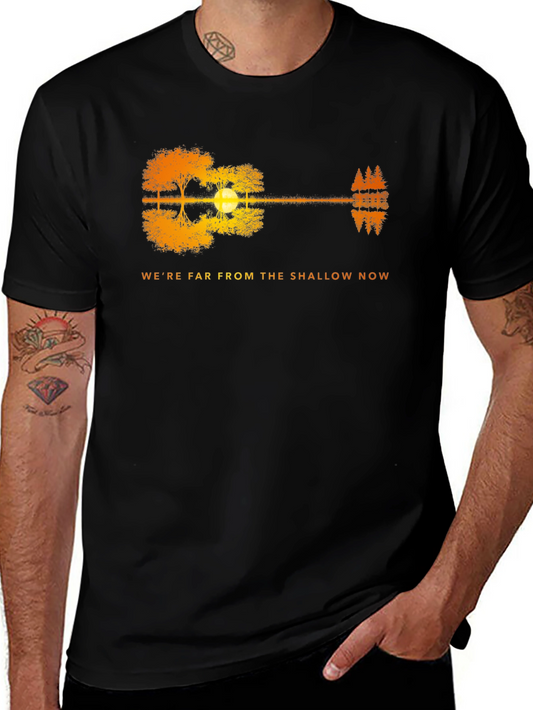 Nature Guitar T-Shirt - Shallow Now