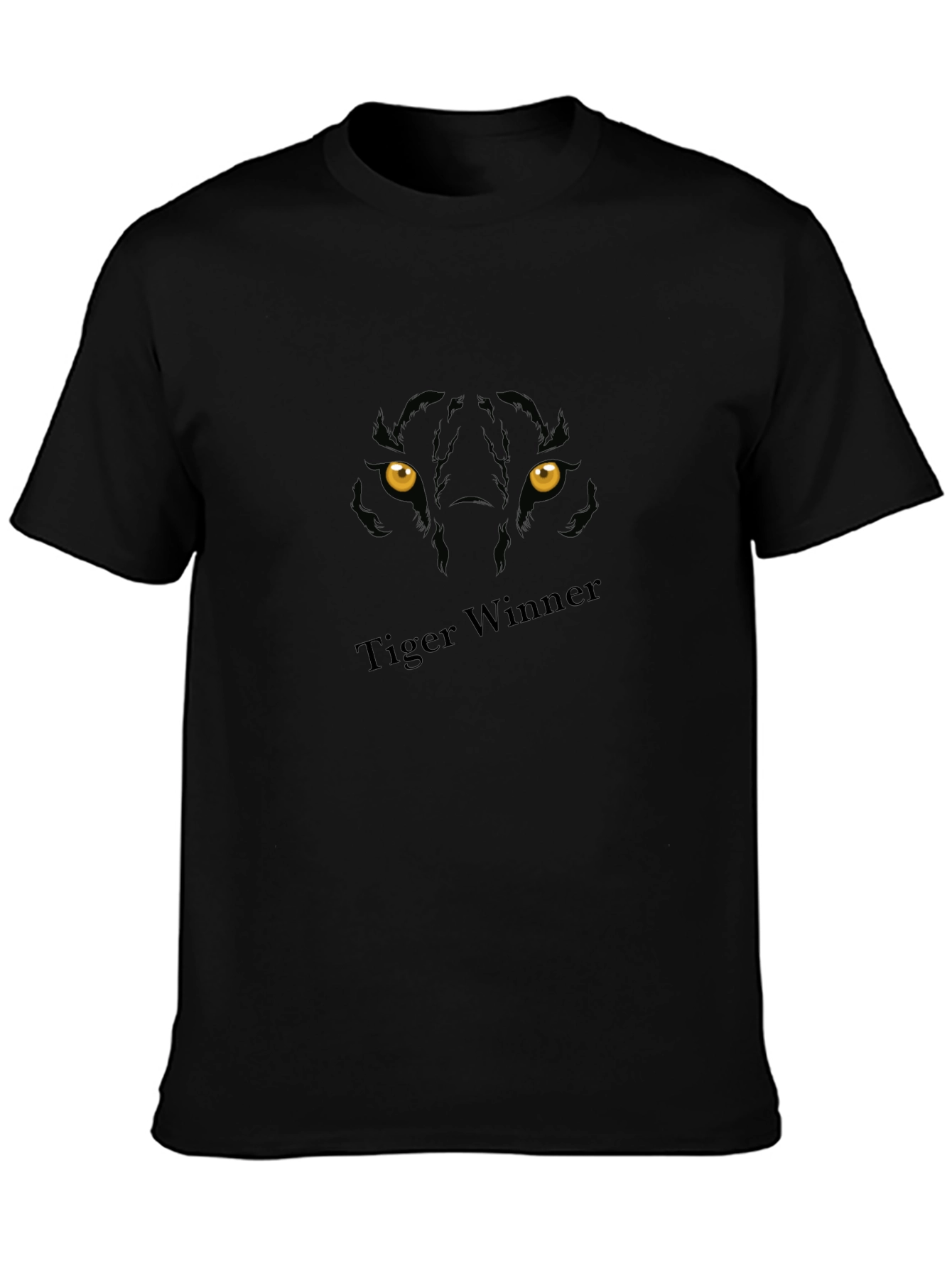 Tiger Winner Black T-Shirt