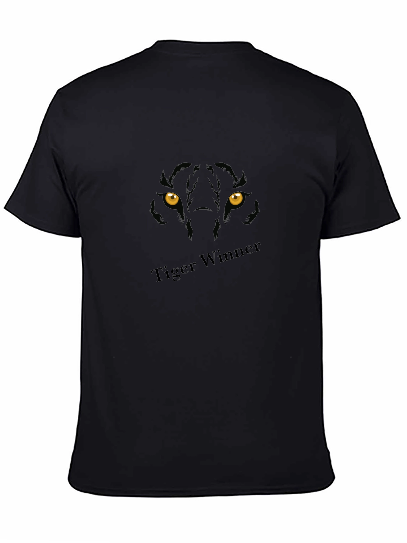 Tiger Winner Black T-Shirt