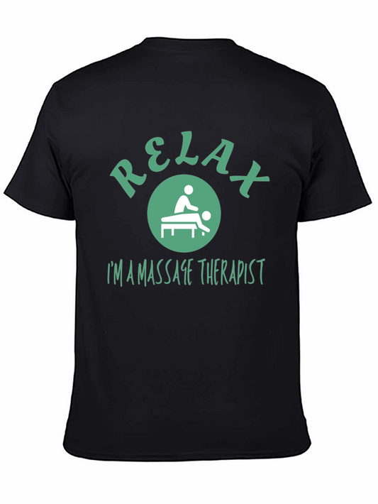 Relax Massage Therapist T-Shirt - Unisex Cotton Tee