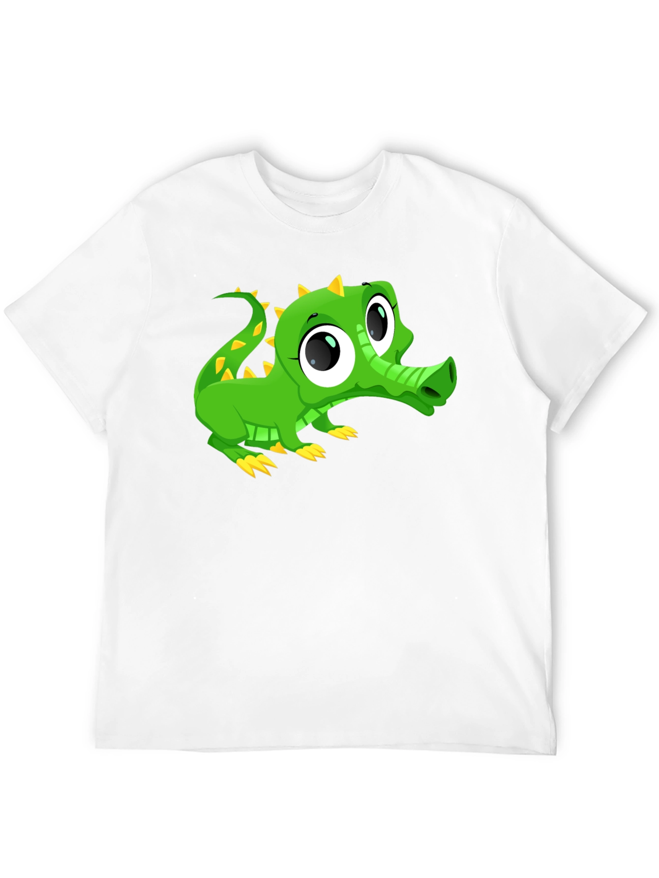 Cute Cartoon Alligator Graphic T-Shirt