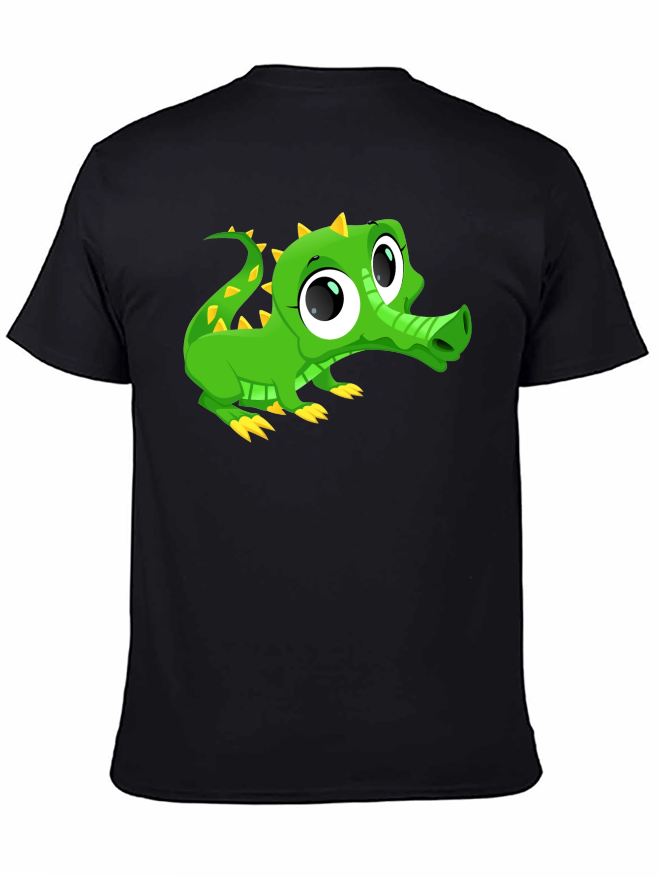 Cute Cartoon Alligator Graphic T-Shirt