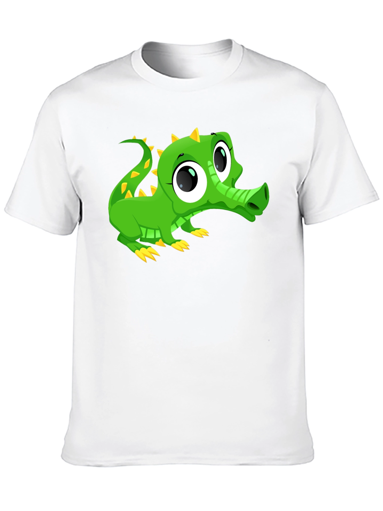 Cute Cartoon Alligator Graphic T-Shirt