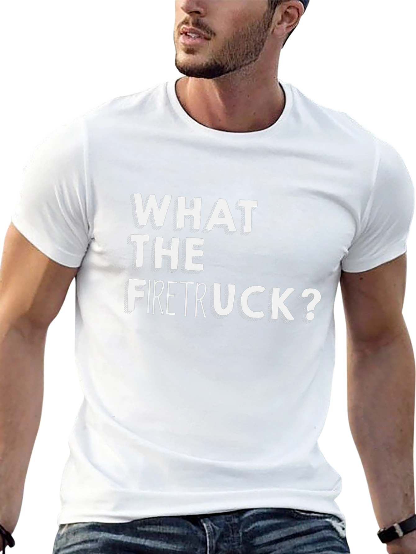 What the Firetruck? Black T-Shirt