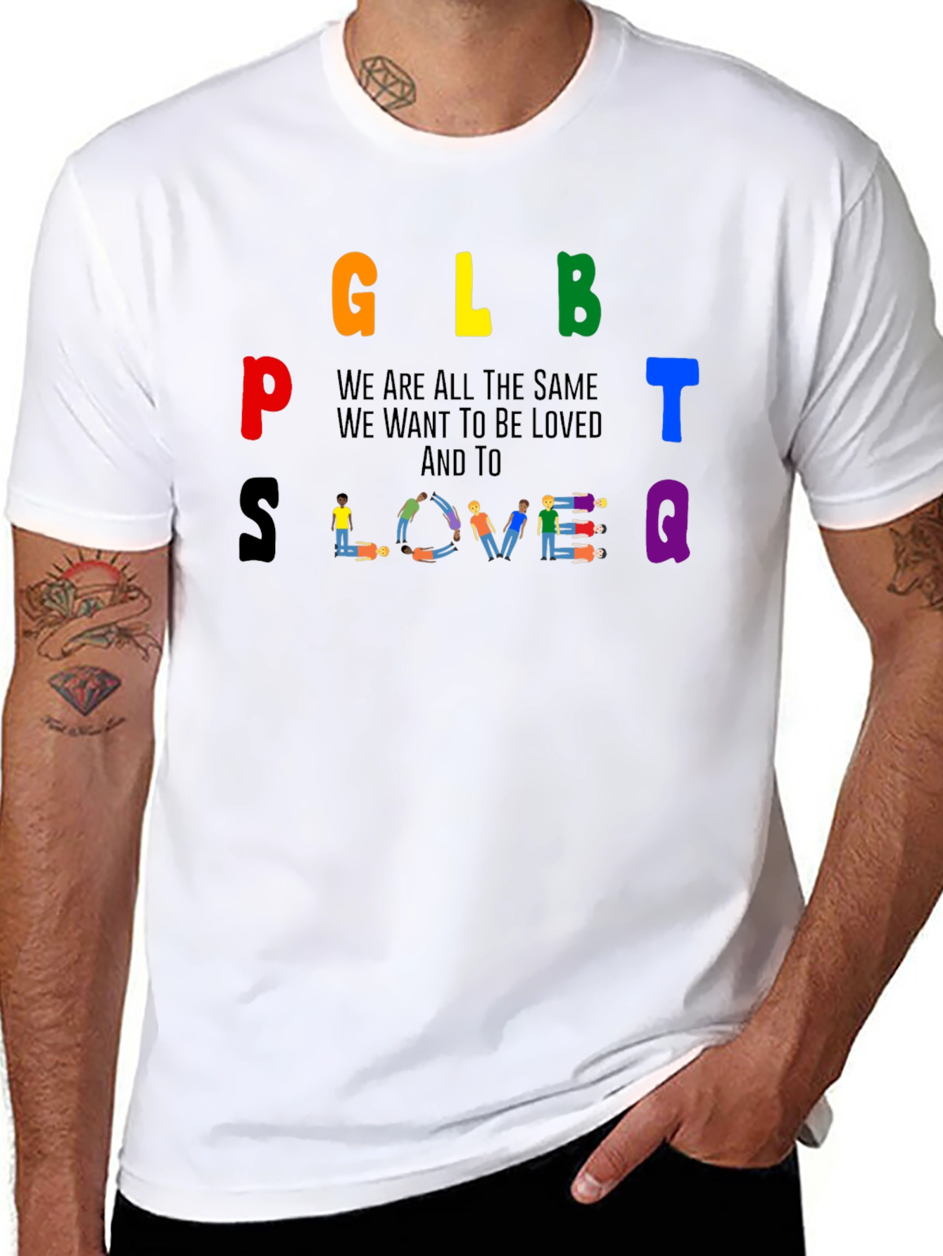 LGBTQ+ Pride T-Shirt - Love and Equality