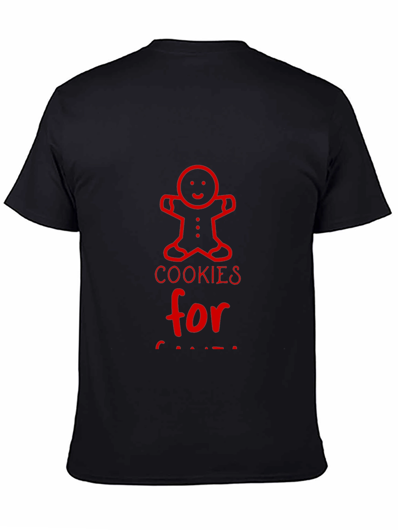 Cookies for Santa Red Graphic T-Shirt