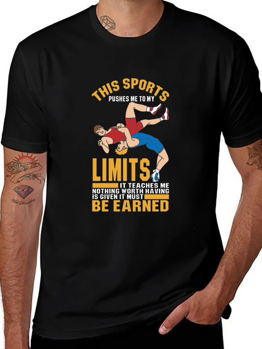 Wrestling Limits T-Shirt - Sports Tee