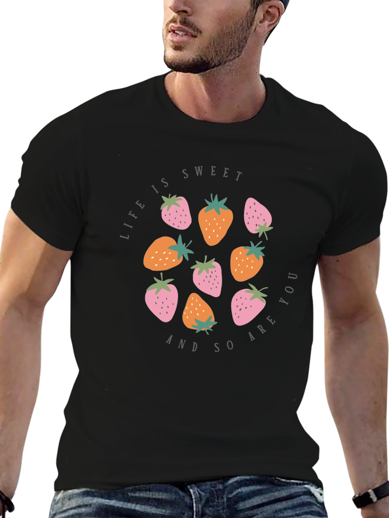 Strawberry Life Sweet Graphic Tee
