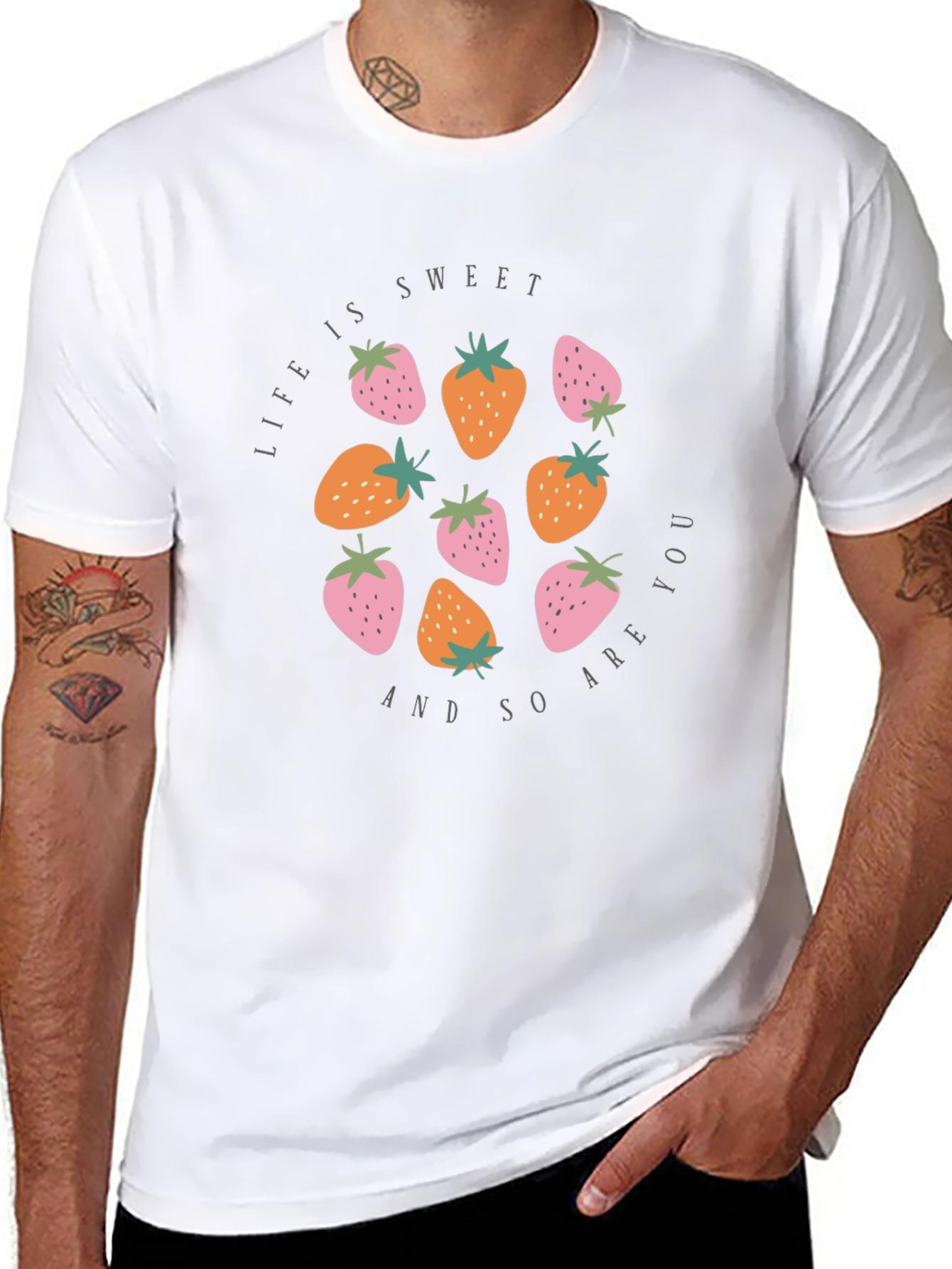 Strawberry Life Sweet Graphic Tee