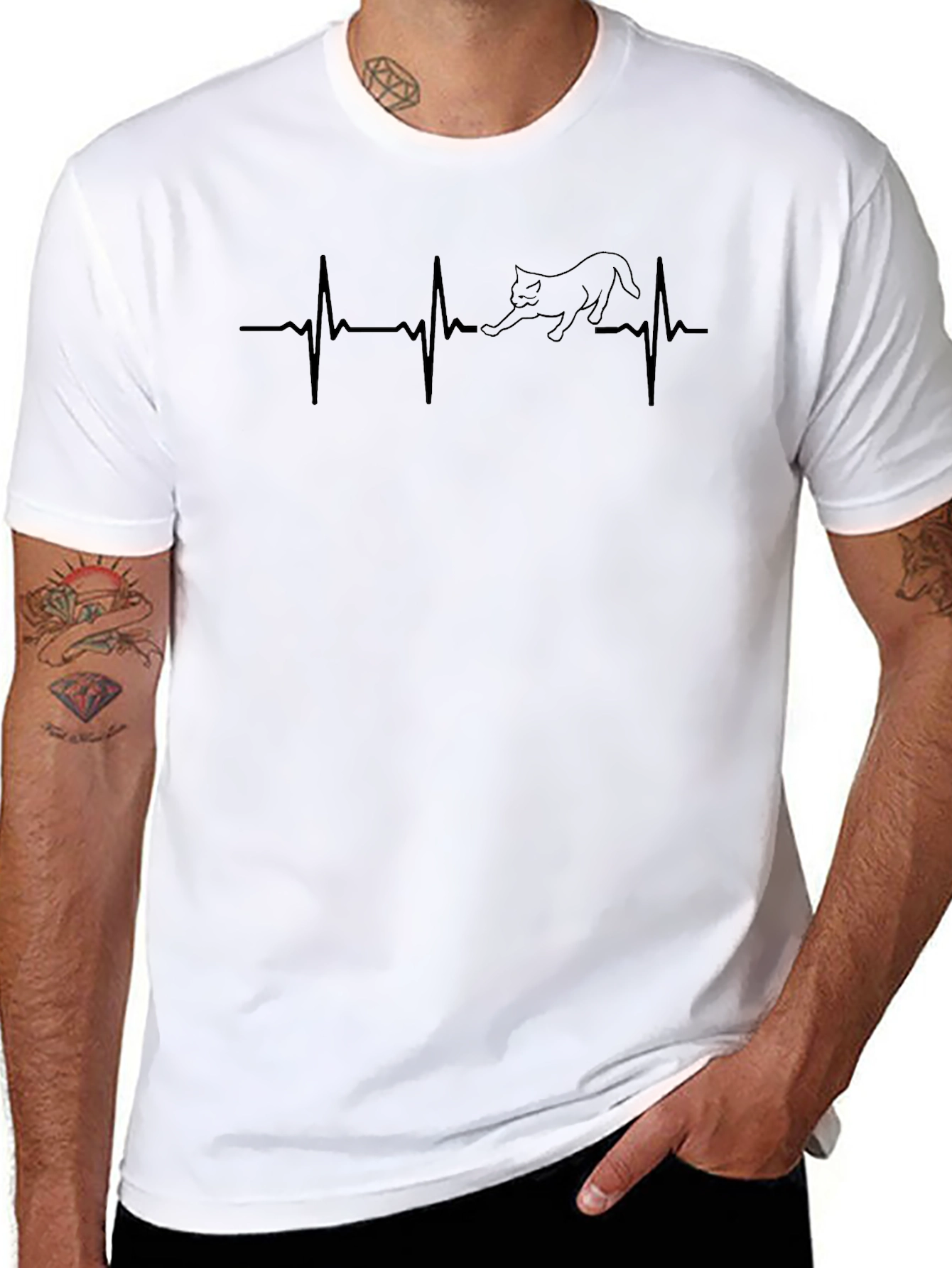 Cat Heartbeat T-Shirt