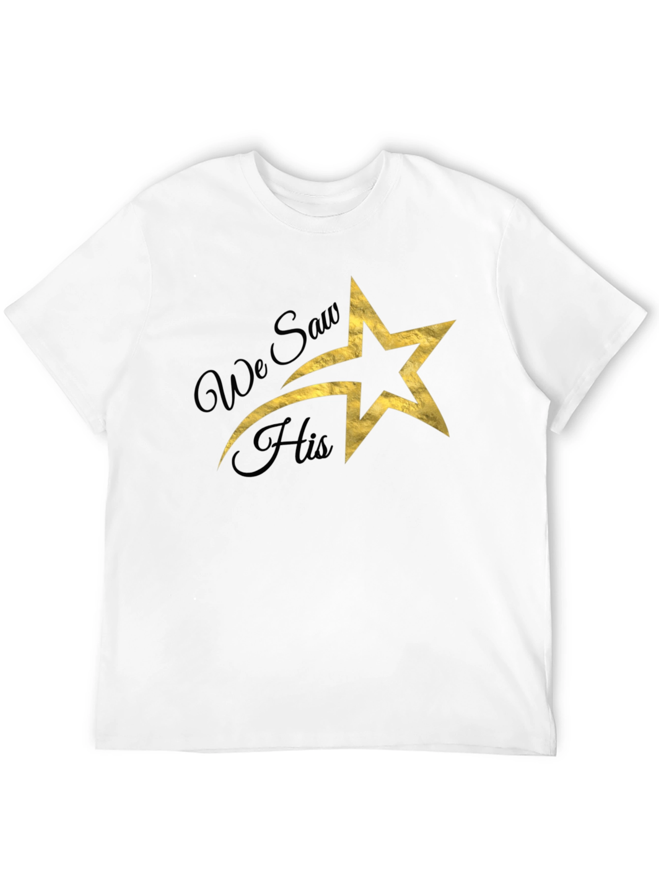 Star Graphic T-Shirt - We Saw His Star