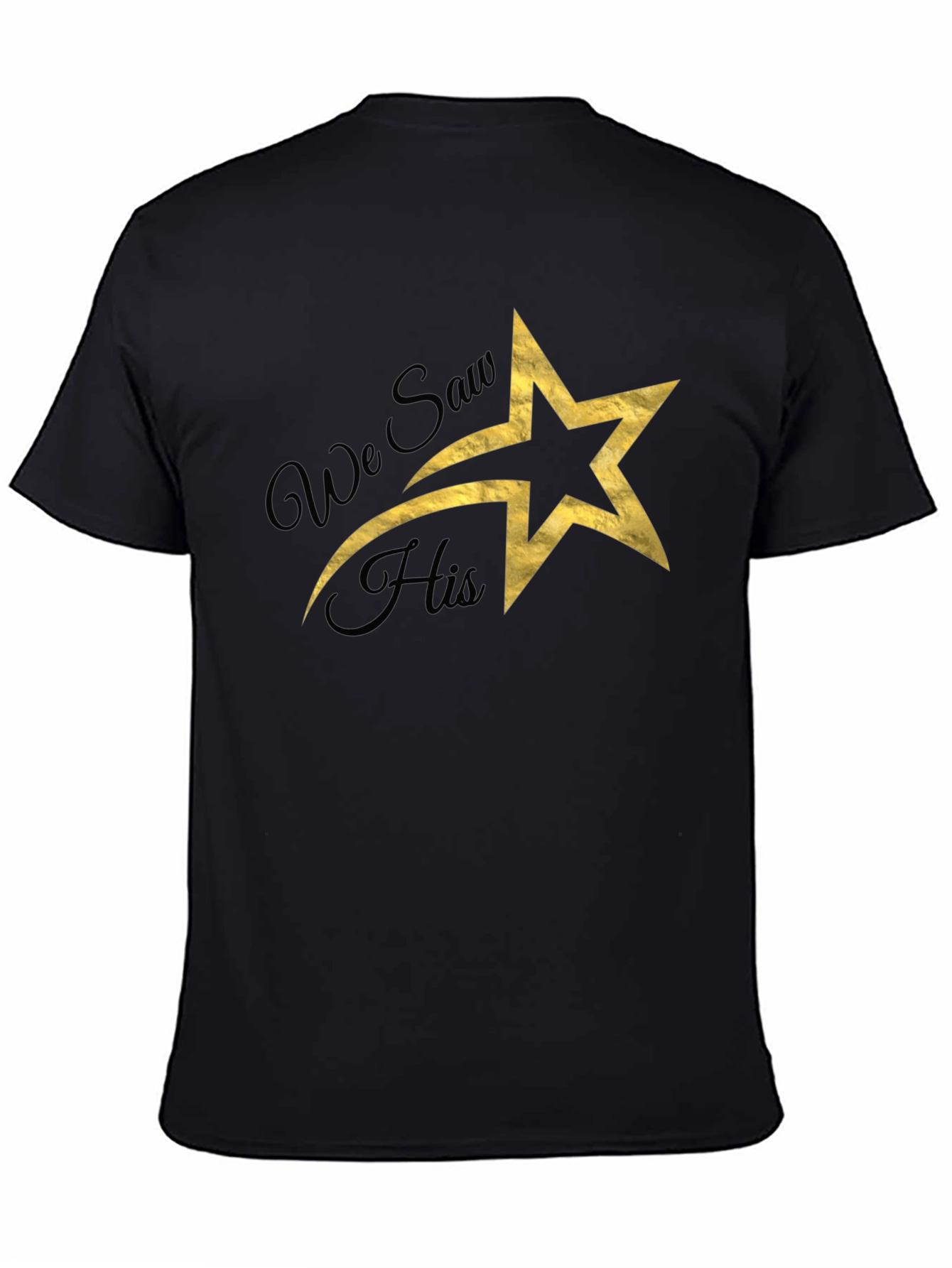 Star Graphic T-Shirt - We Saw His Star