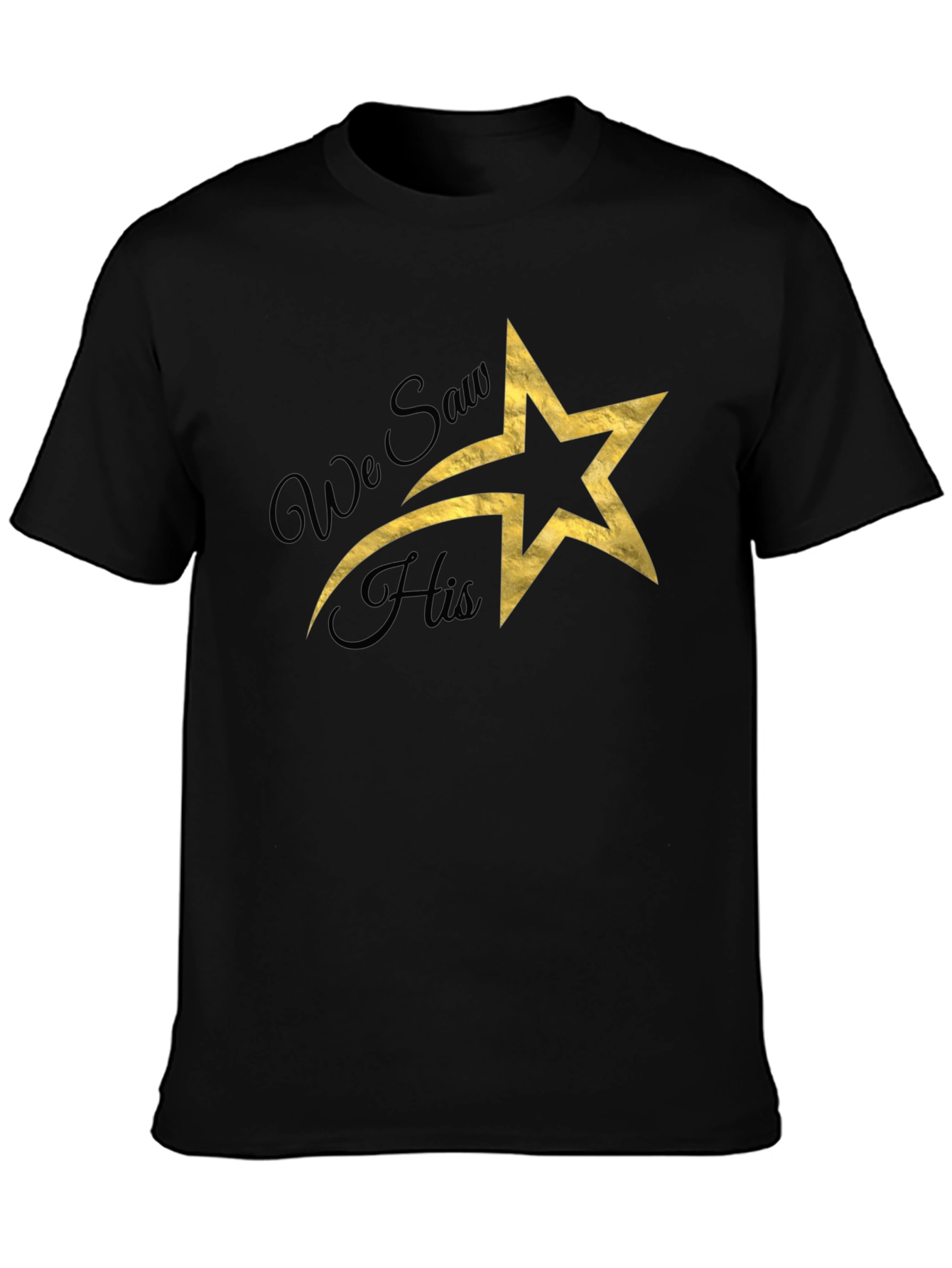 Star Graphic T-Shirt - We Saw His Star