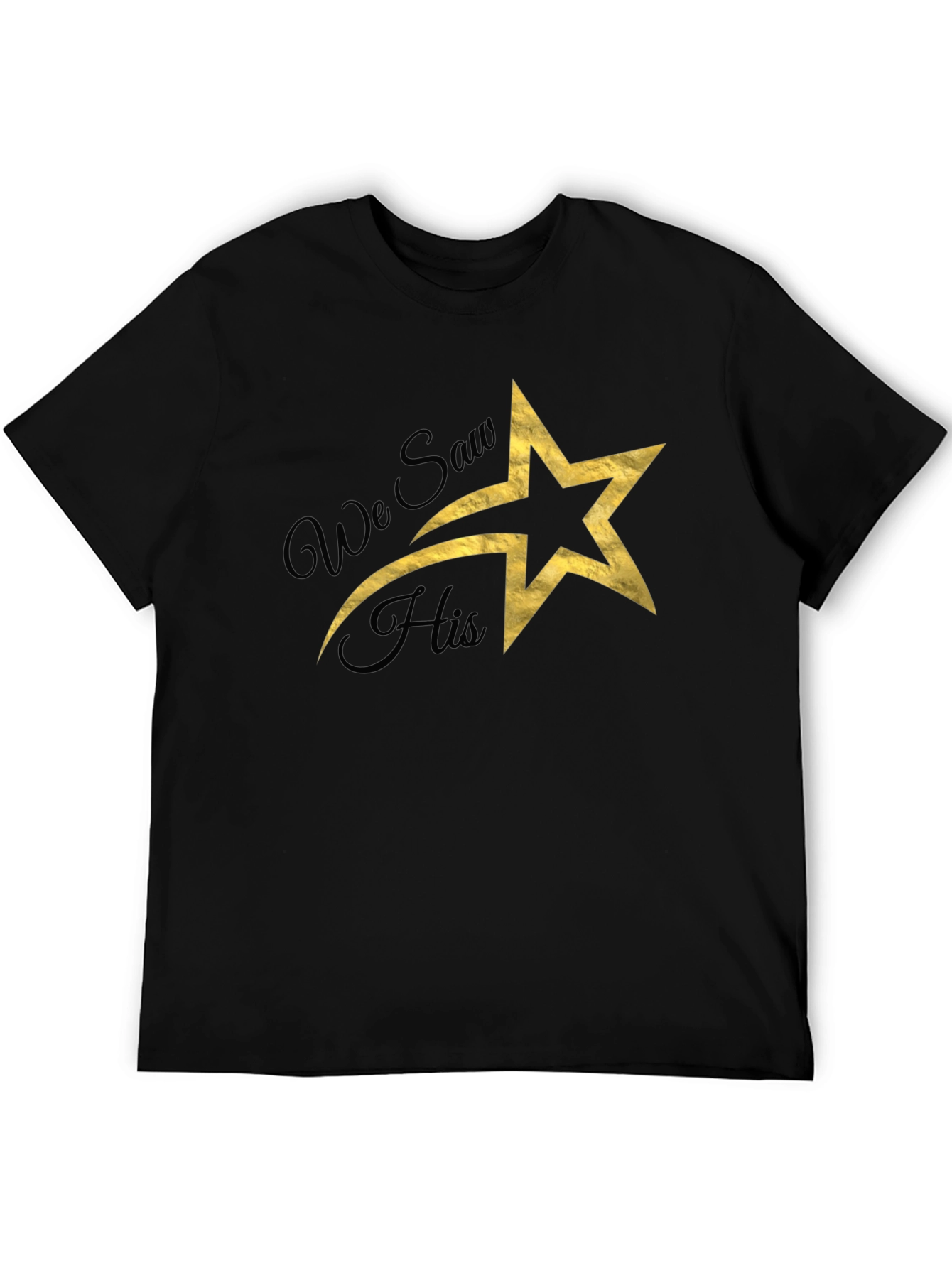Star Graphic T-Shirt - We Saw His Star