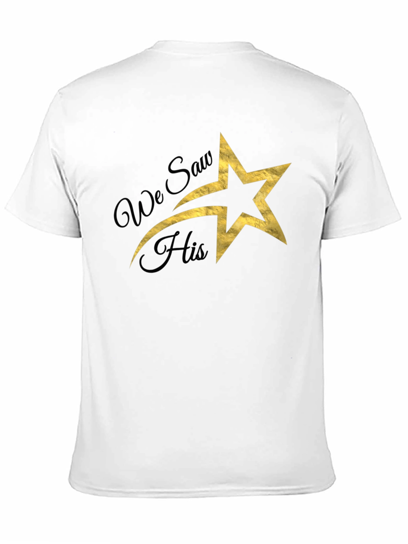 Star Graphic T-Shirt - We Saw His Star