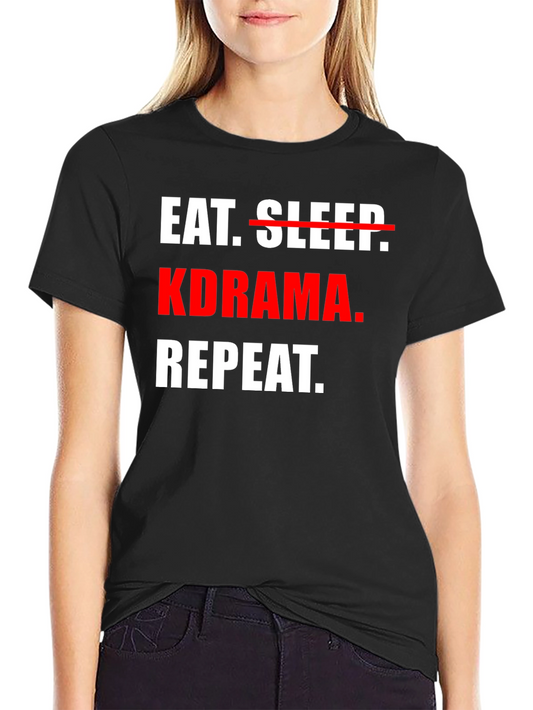 Eat. Kdrama. Repeat. T-Shirt