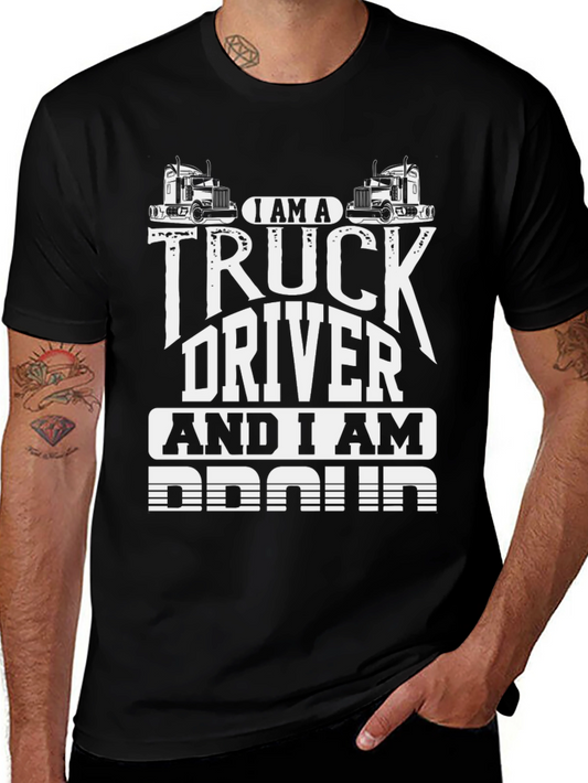 Truck Driver T-Shirt - Proud Trucker Tee