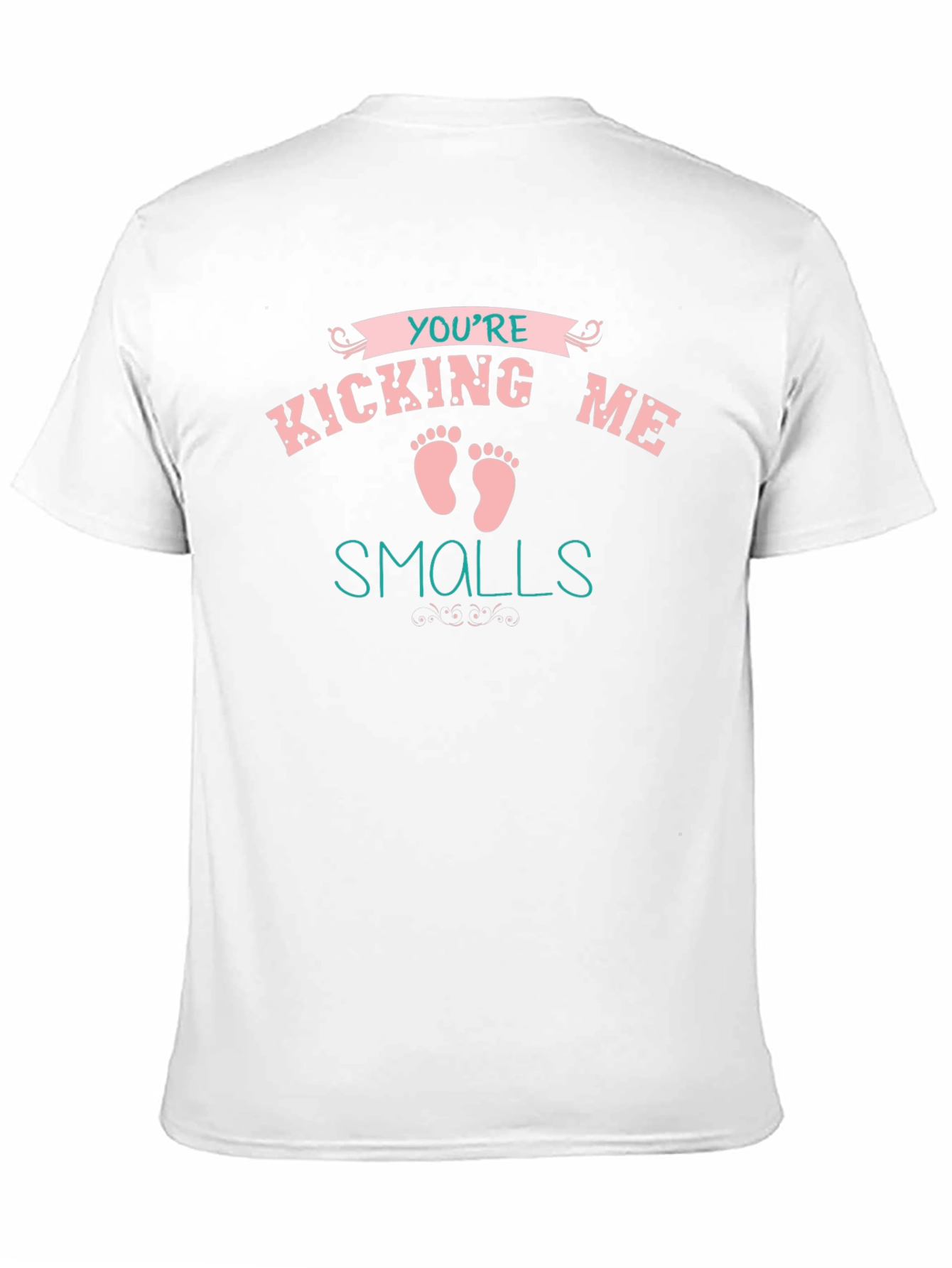 Youre Kicking Me Smalls Pregnancy T-Shirt