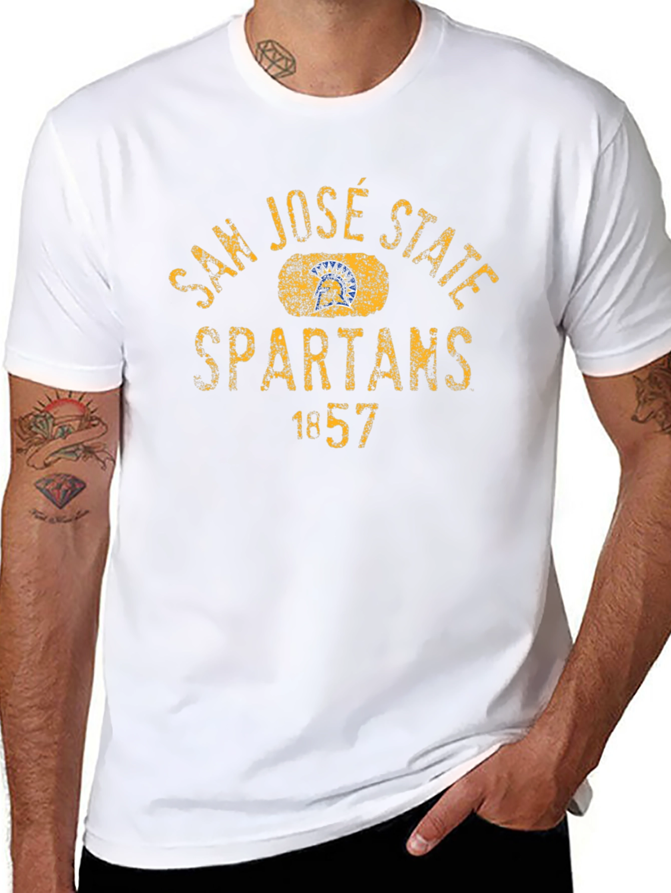San Jose State Spartans T-Shirt - Retro Design