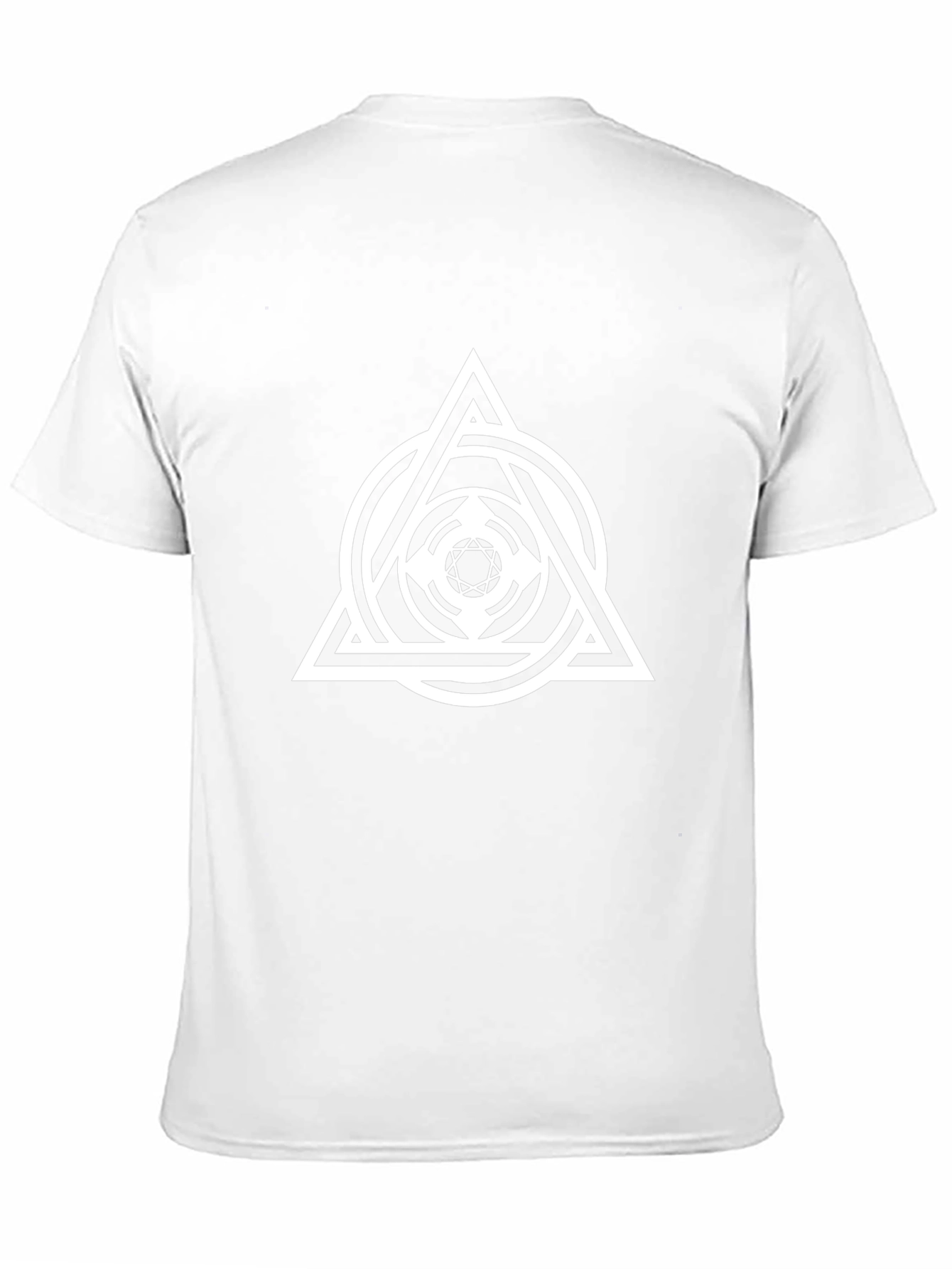 Geometric Symbol Black T-Shirt