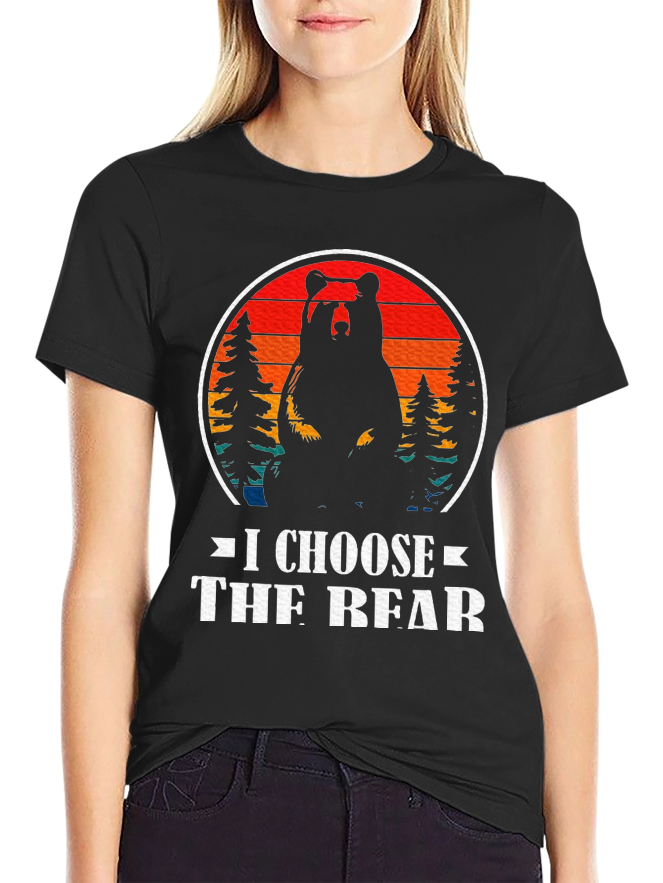 I Choose The Bear Graphic Tee