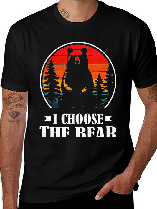 I Choose The Bear Graphic Tee
