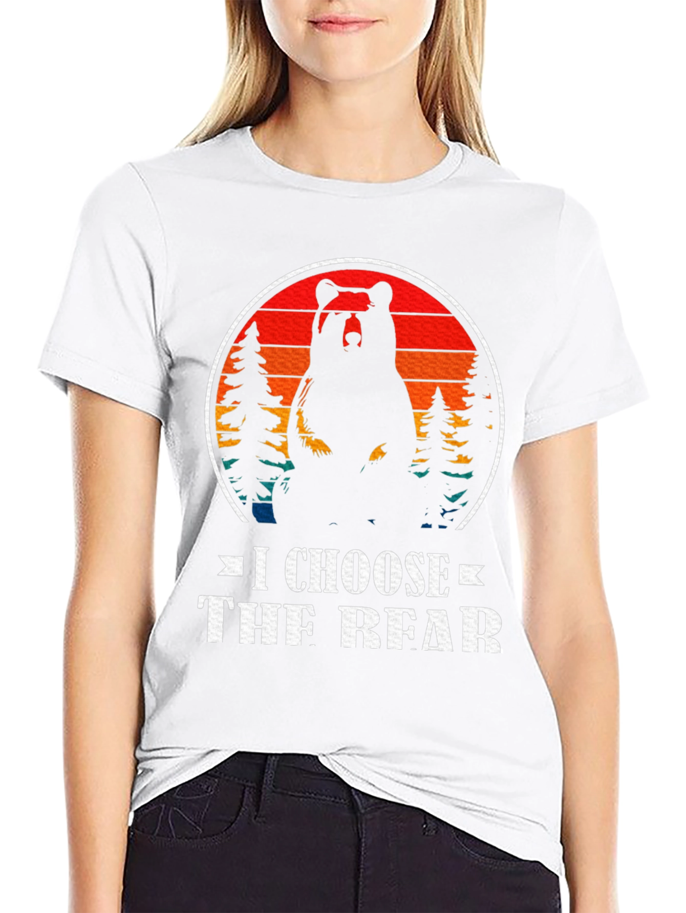 I Choose The Bear Graphic Tee