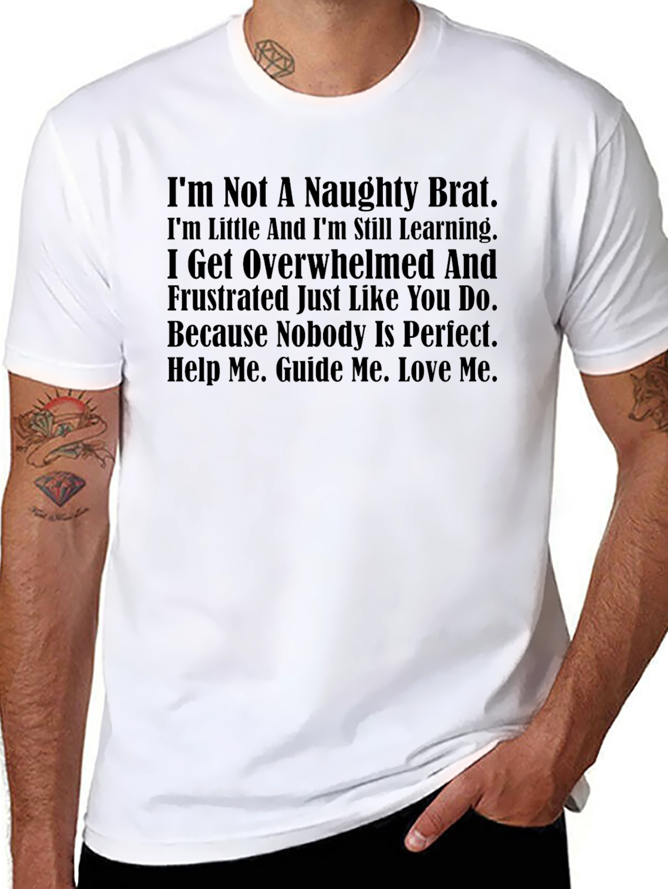 Emotional Support Black T-Shirt