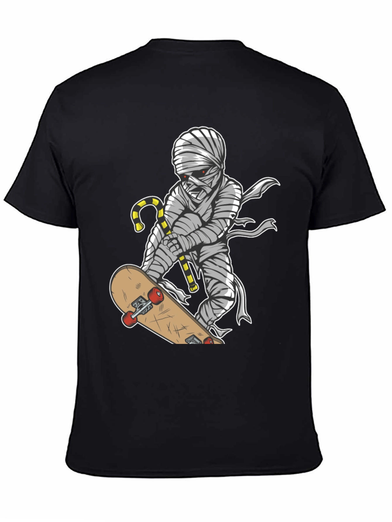 Mummy Skateboarder Graphic Tee