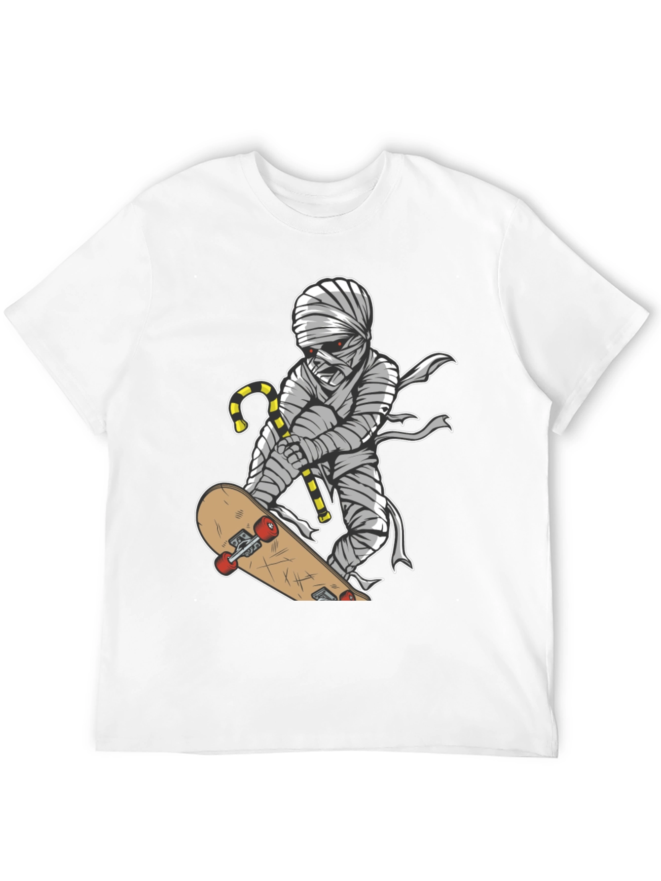 Mummy Skateboarder Graphic Tee