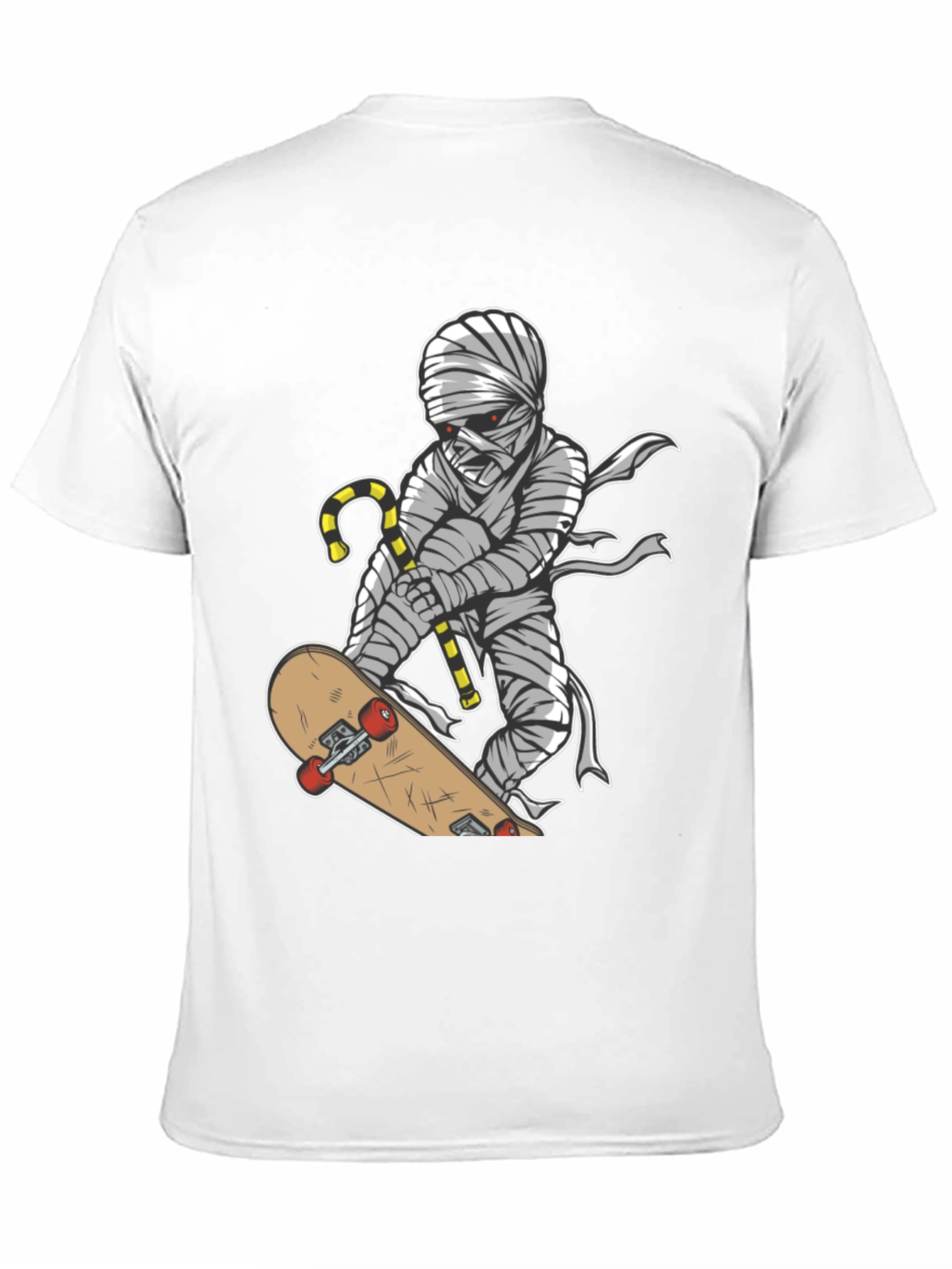Mummy Skateboarder Graphic Tee