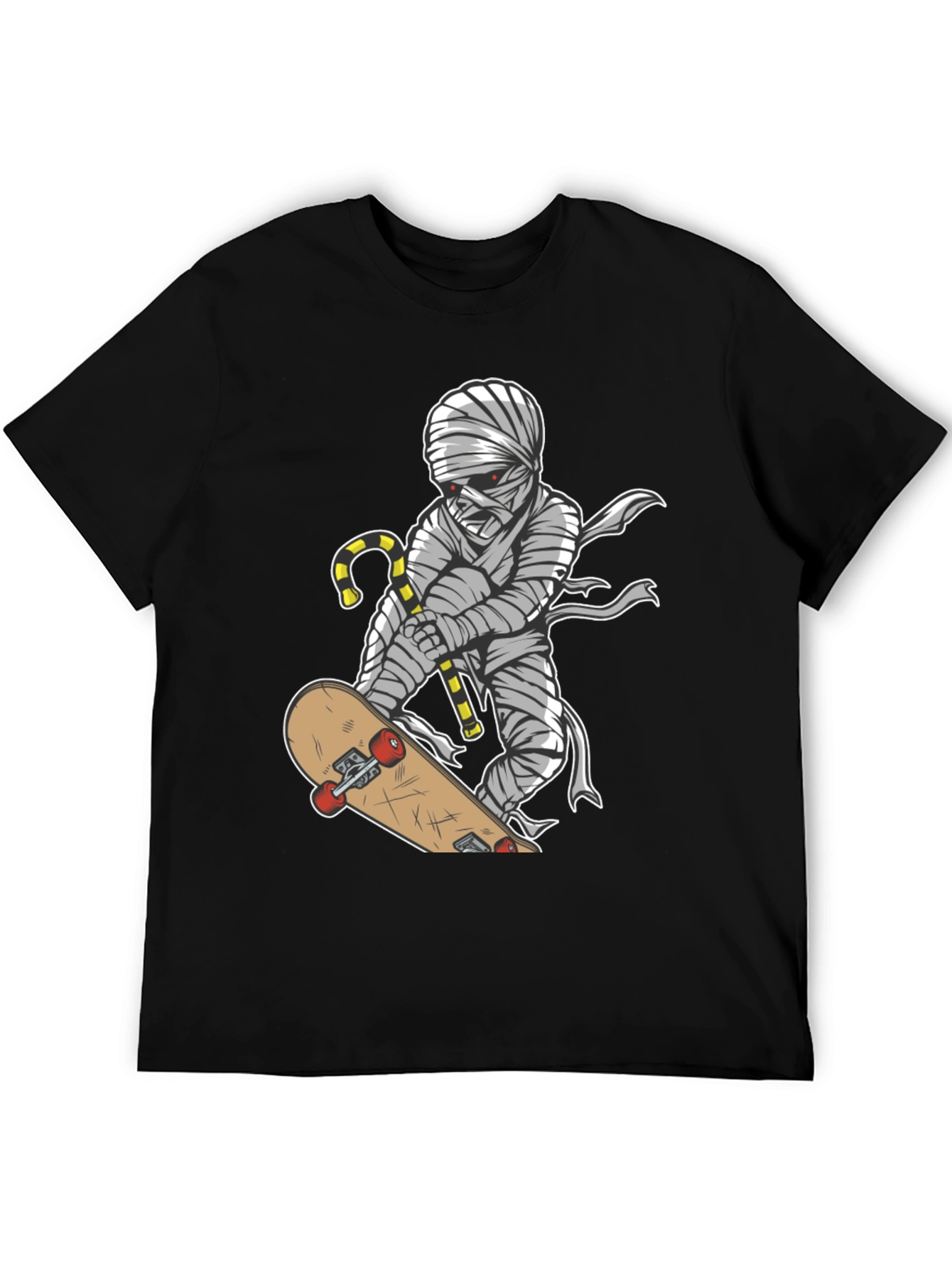 Mummy Skateboarder Graphic Tee