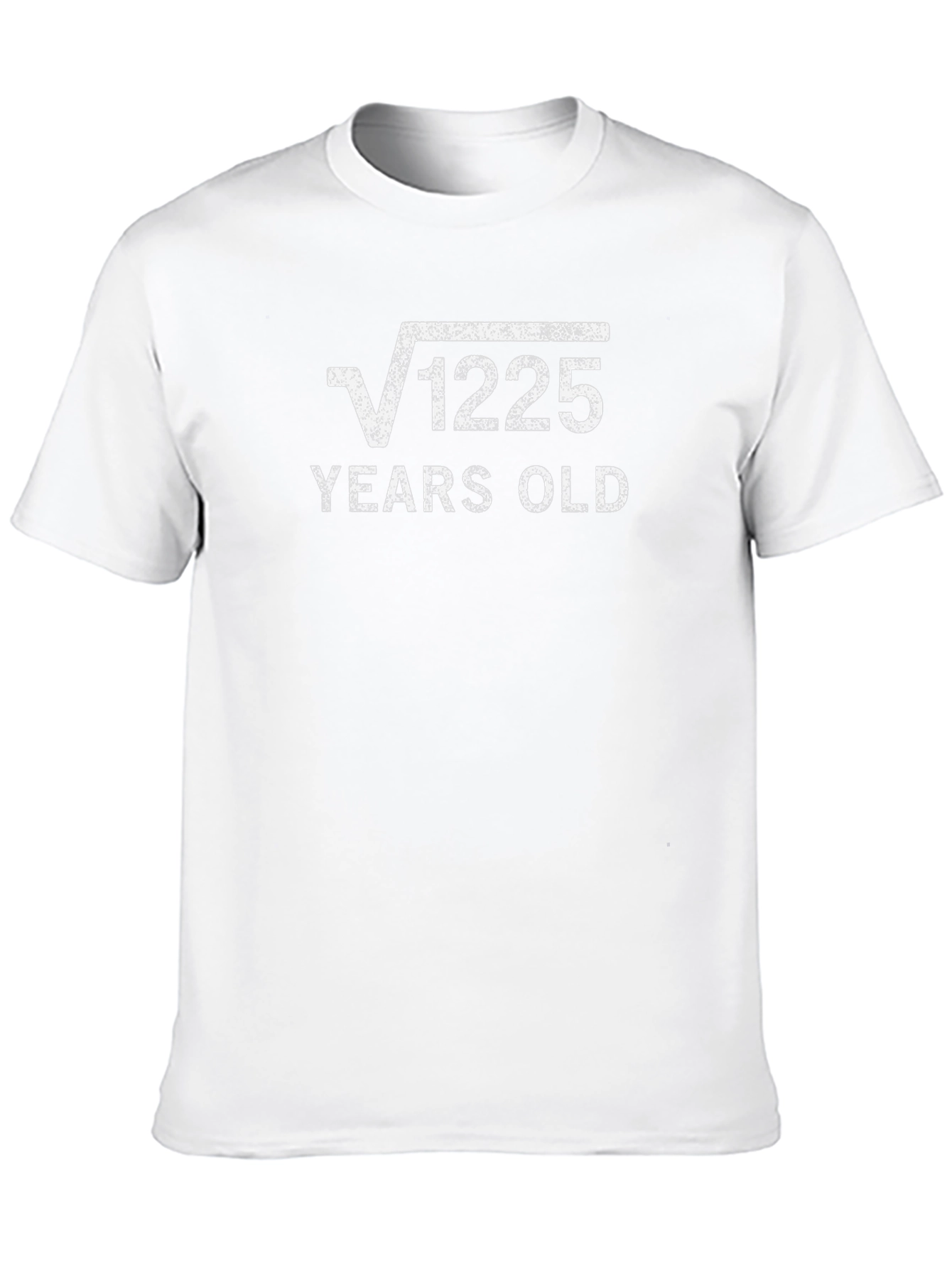 Funny 35th Birthday T-Shirt - Square Root of 1225