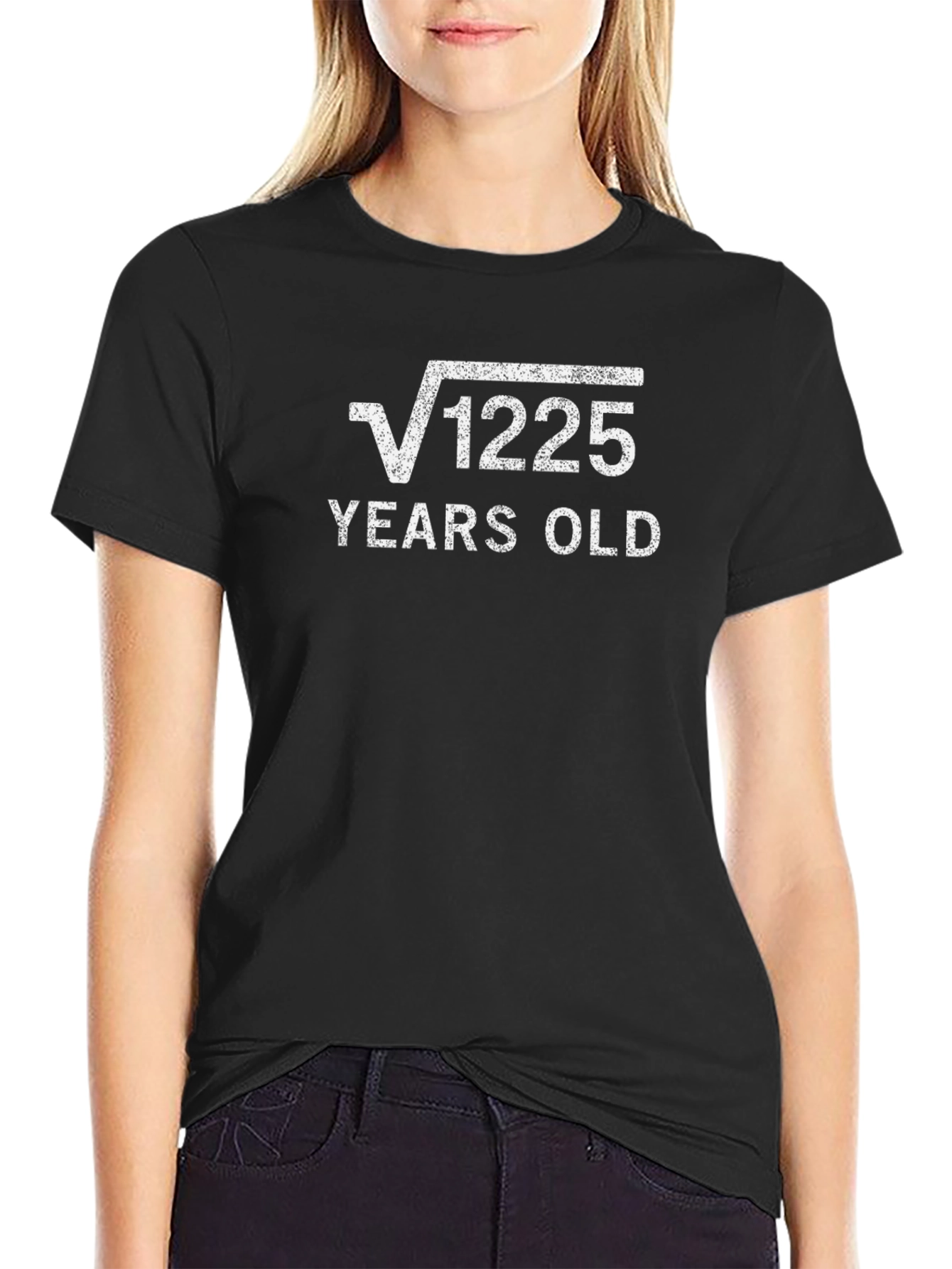 Funny 35th Birthday T-Shirt - Square Root of 1225