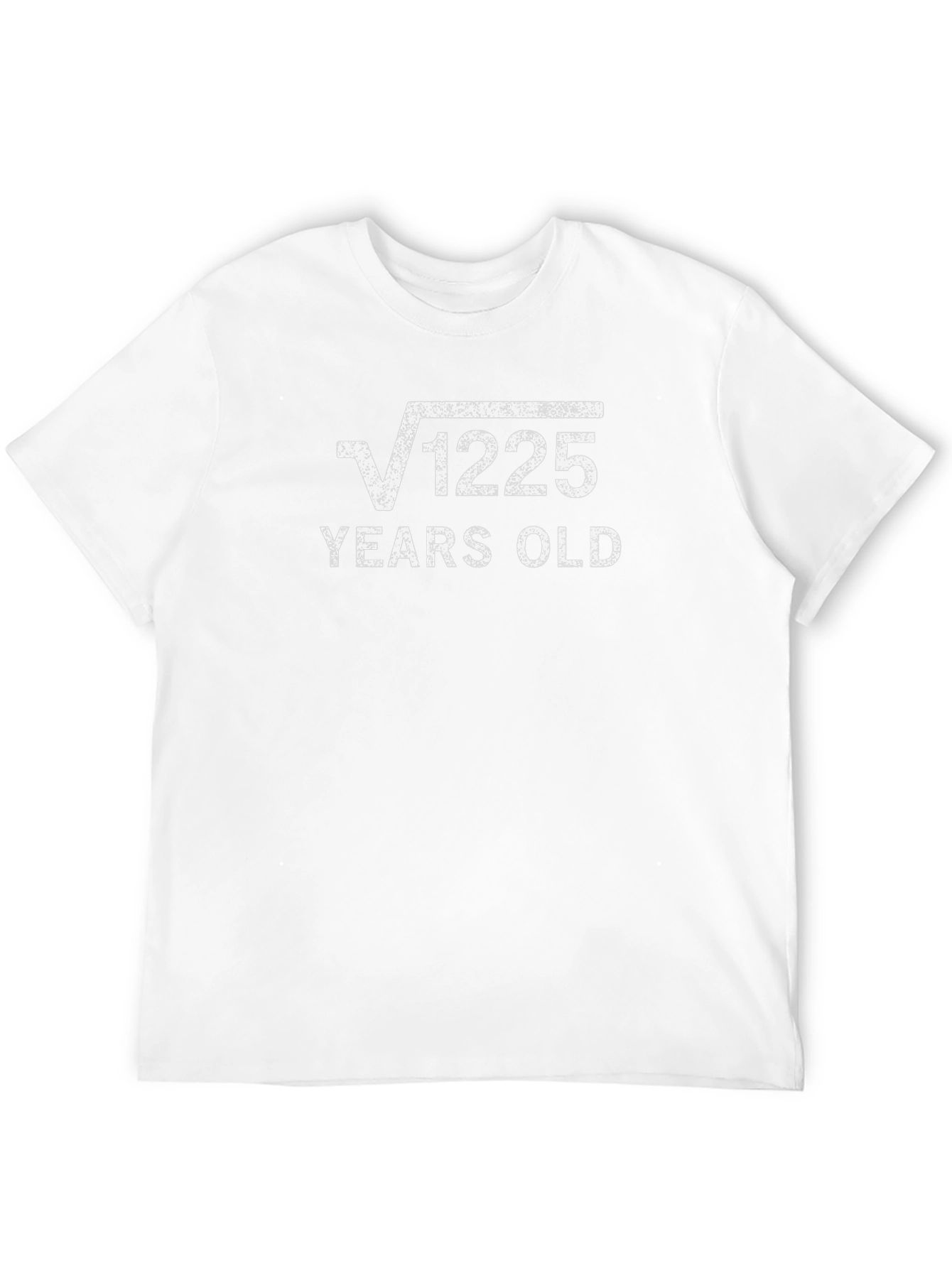 Funny 35th Birthday T-Shirt - Square Root of 1225